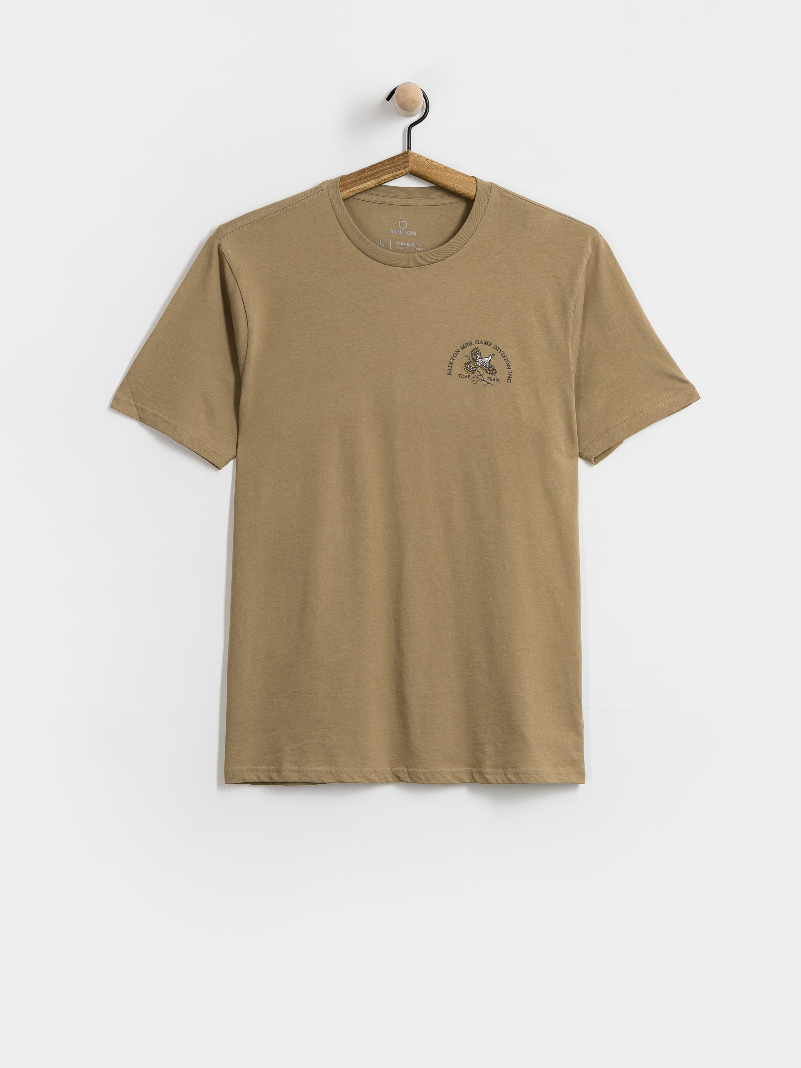 Тениска Brixton Game S/S Tlrt (khaki)