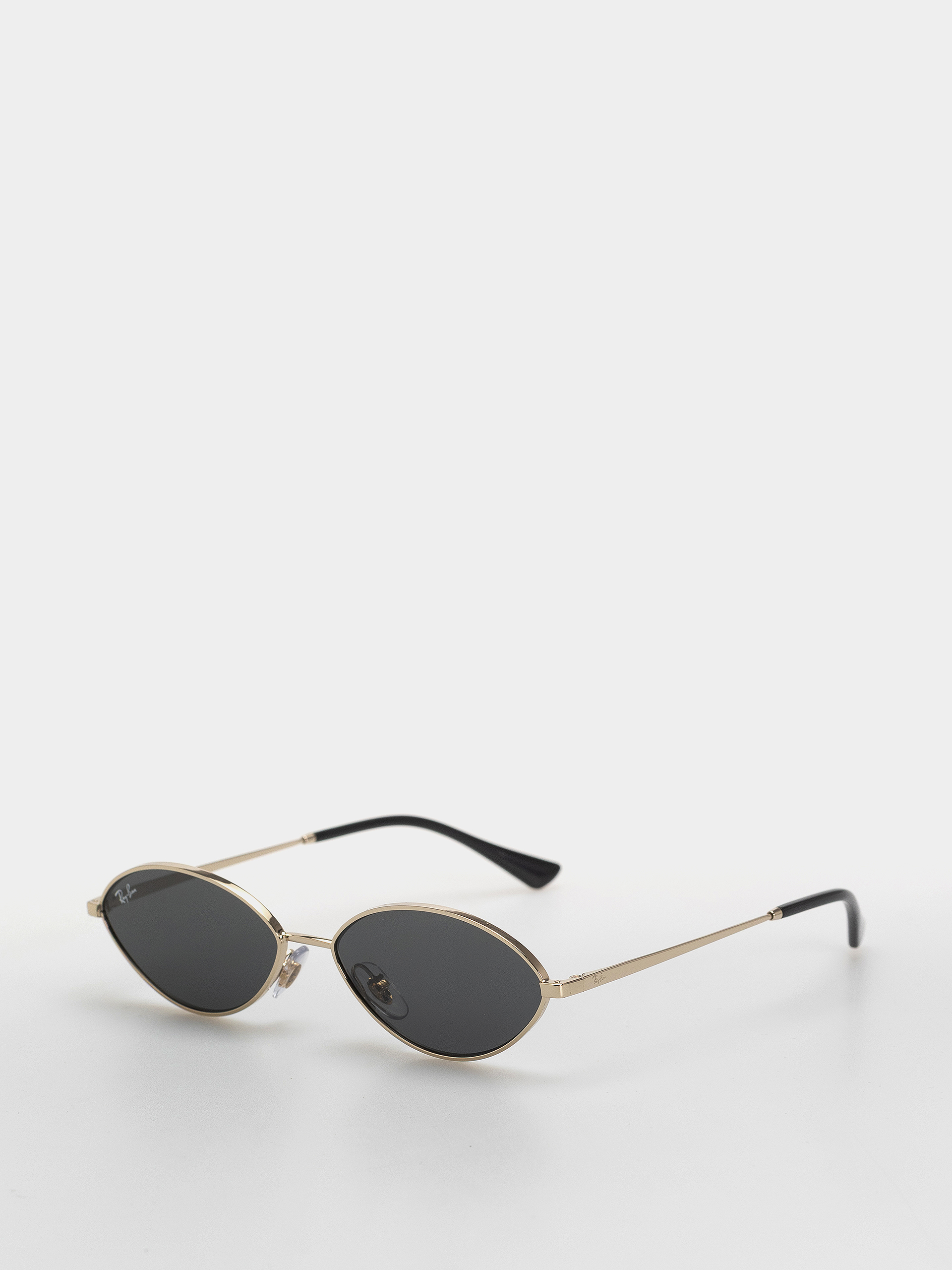 Слънчеви очила Ray-Ban Kai (polerowany jasne złoto/ciemnoszary)
