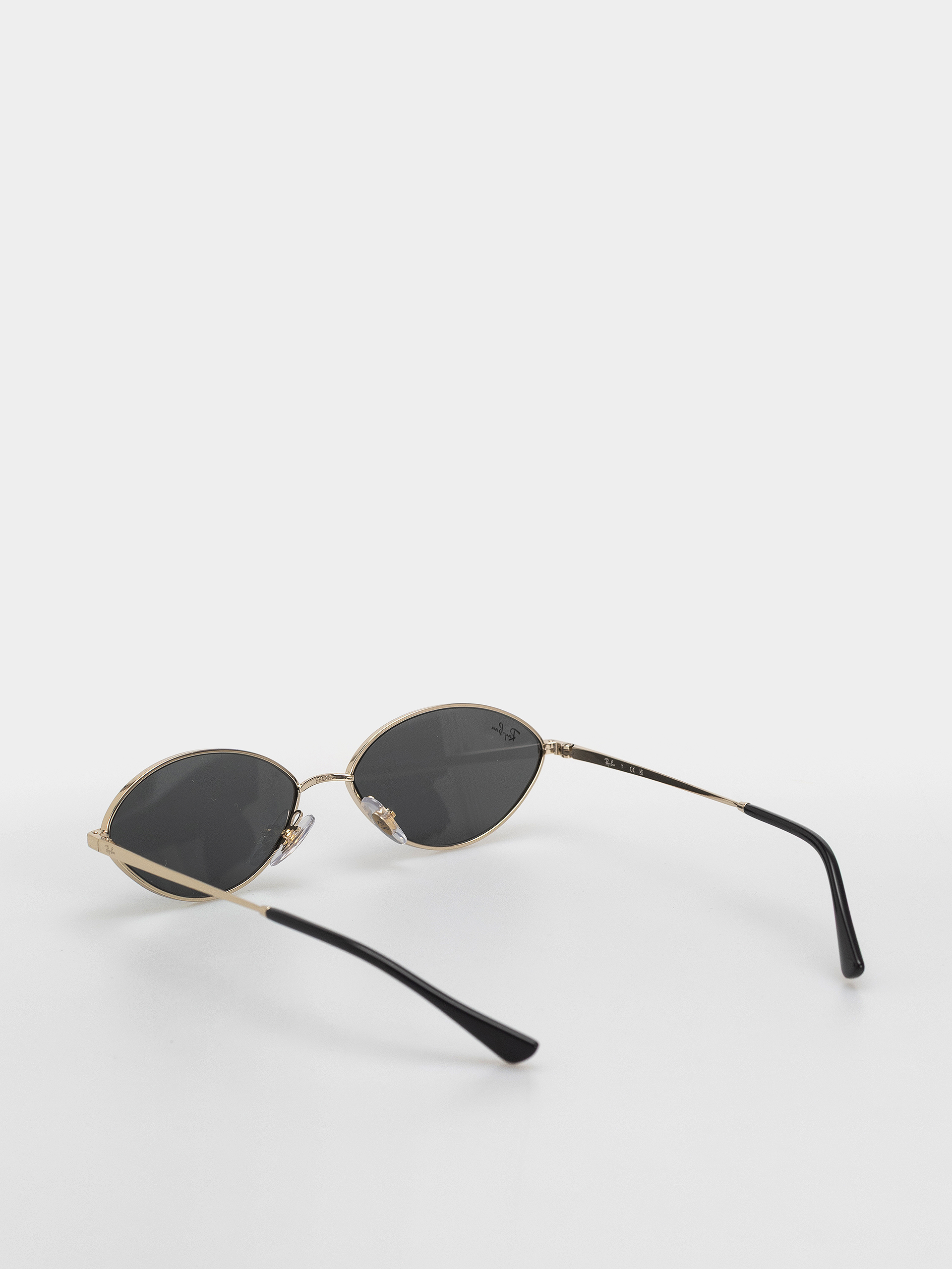 Слънчеви очила Ray-Ban Kai (polerowany jasne złoto/ciemnoszary)
