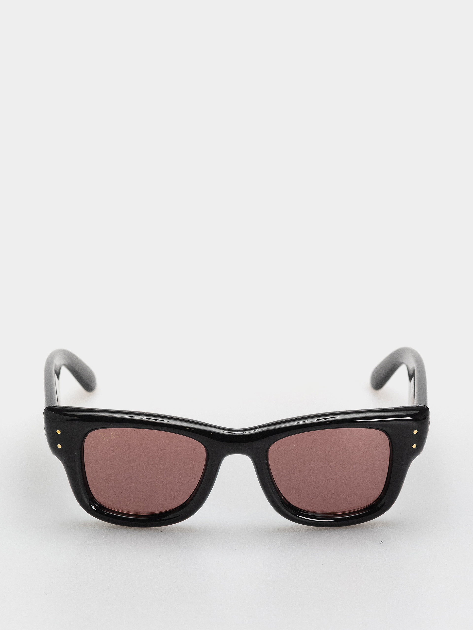 Слънчеви очила Ray-Ban Wayfarer Puffer (polerowany czarny/ciemnofioletowe)