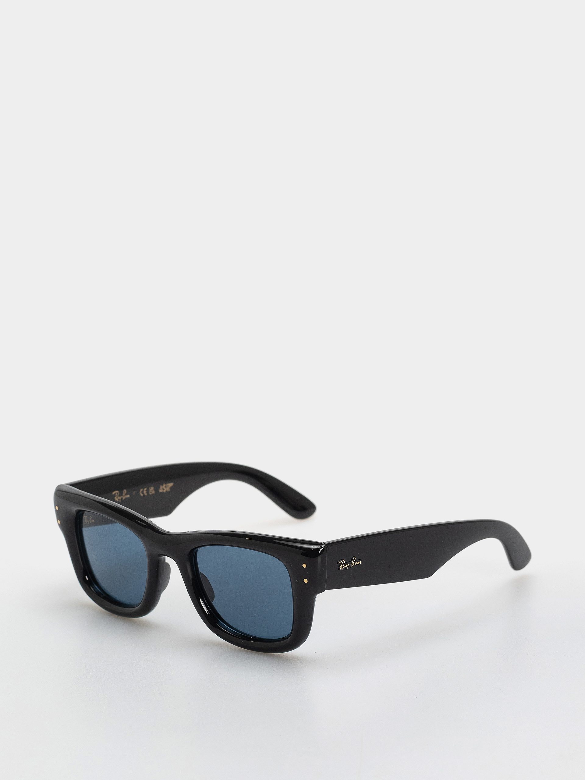 Слънчеви очила Ray-Ban Wayfarer Puffer (polerowany czarny/ciemnoniebieski)