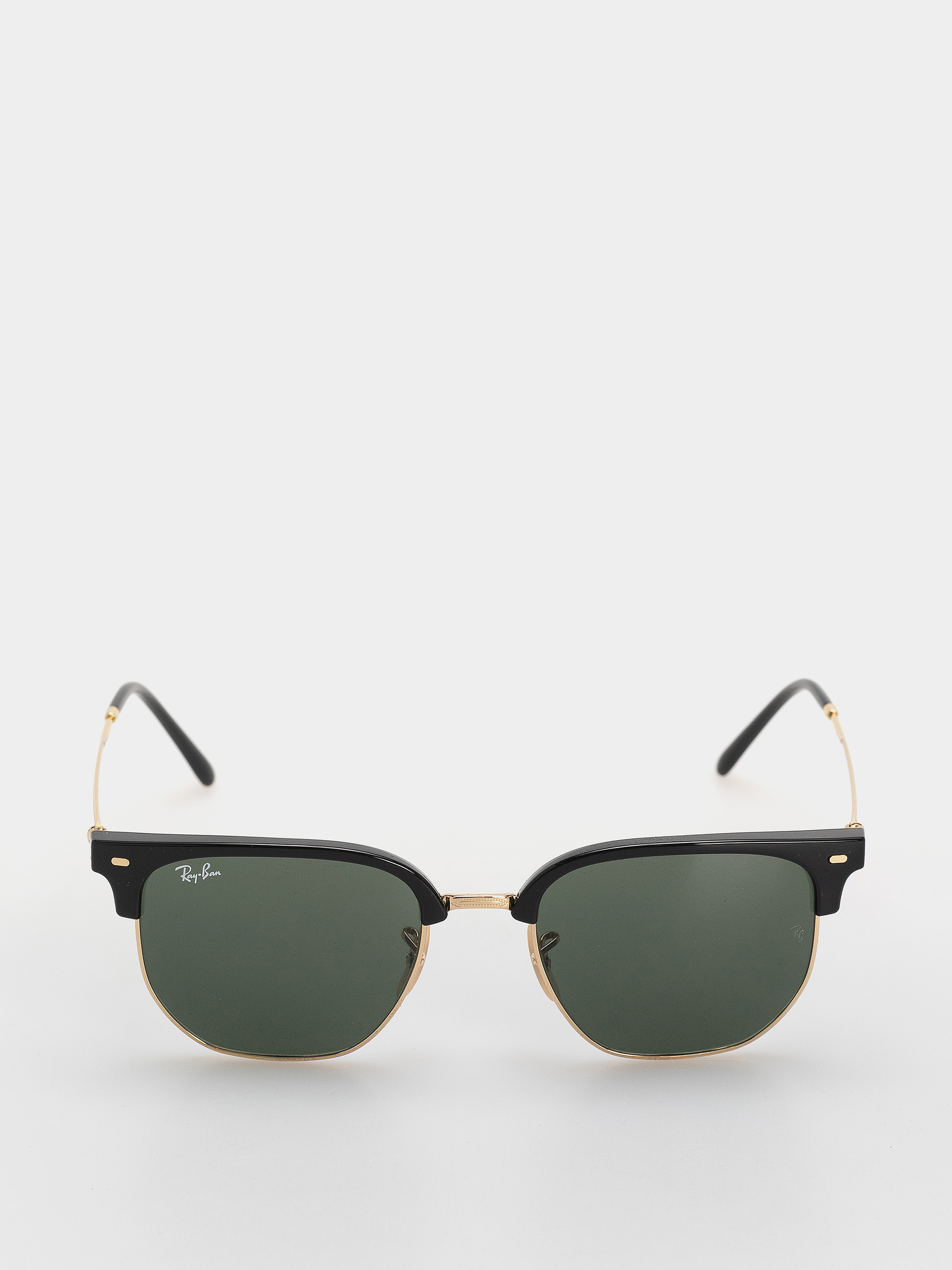 Слънчеви очила Ray-Ban New Clubmaster (polerowany czarno-złote/zielony)