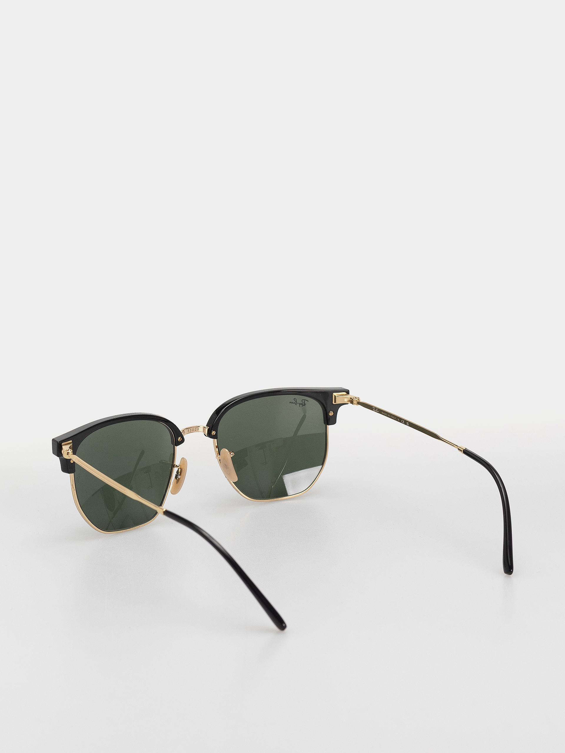 Слънчеви очила Ray-Ban New Clubmaster (polerowany czarno-złote/zielony)