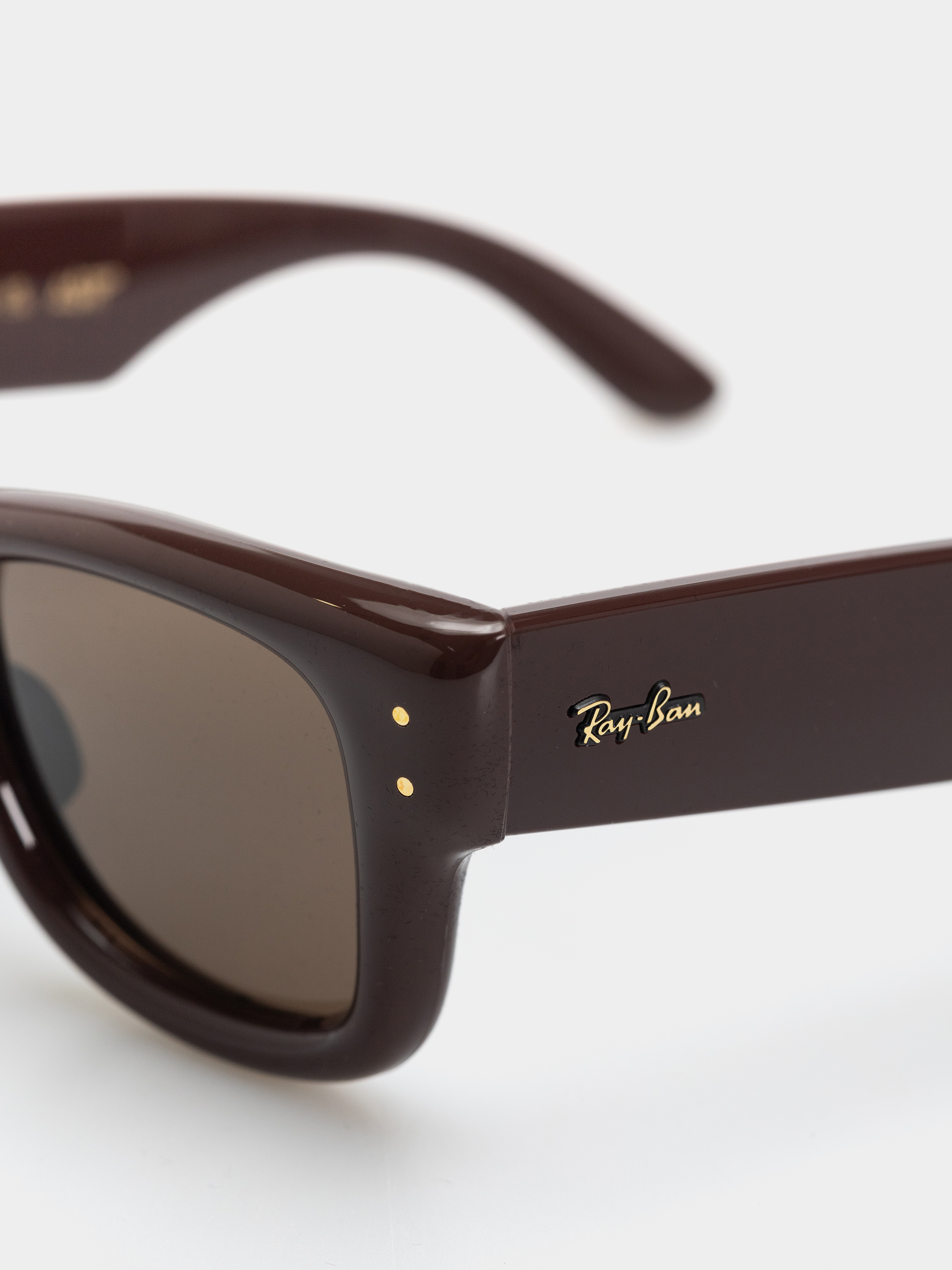 Слънчеви очила Ray-Ban Wayfarer Puffer (polerowany ciemnobrązowy/ciemnobrązowy)