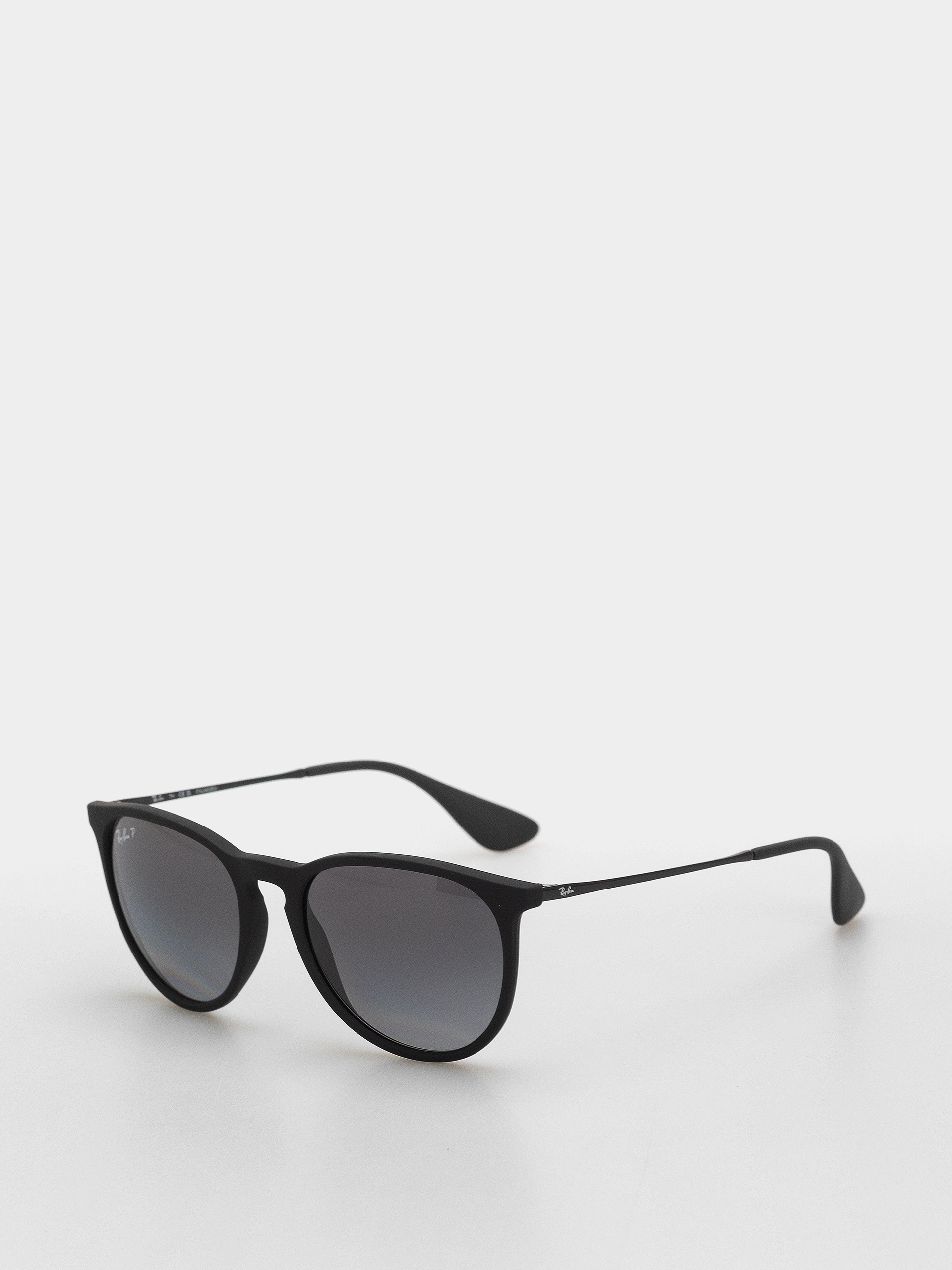 Слънчеви очила Ray-Ban Erika (matowy guma czarny/polaryzacyjne szary)