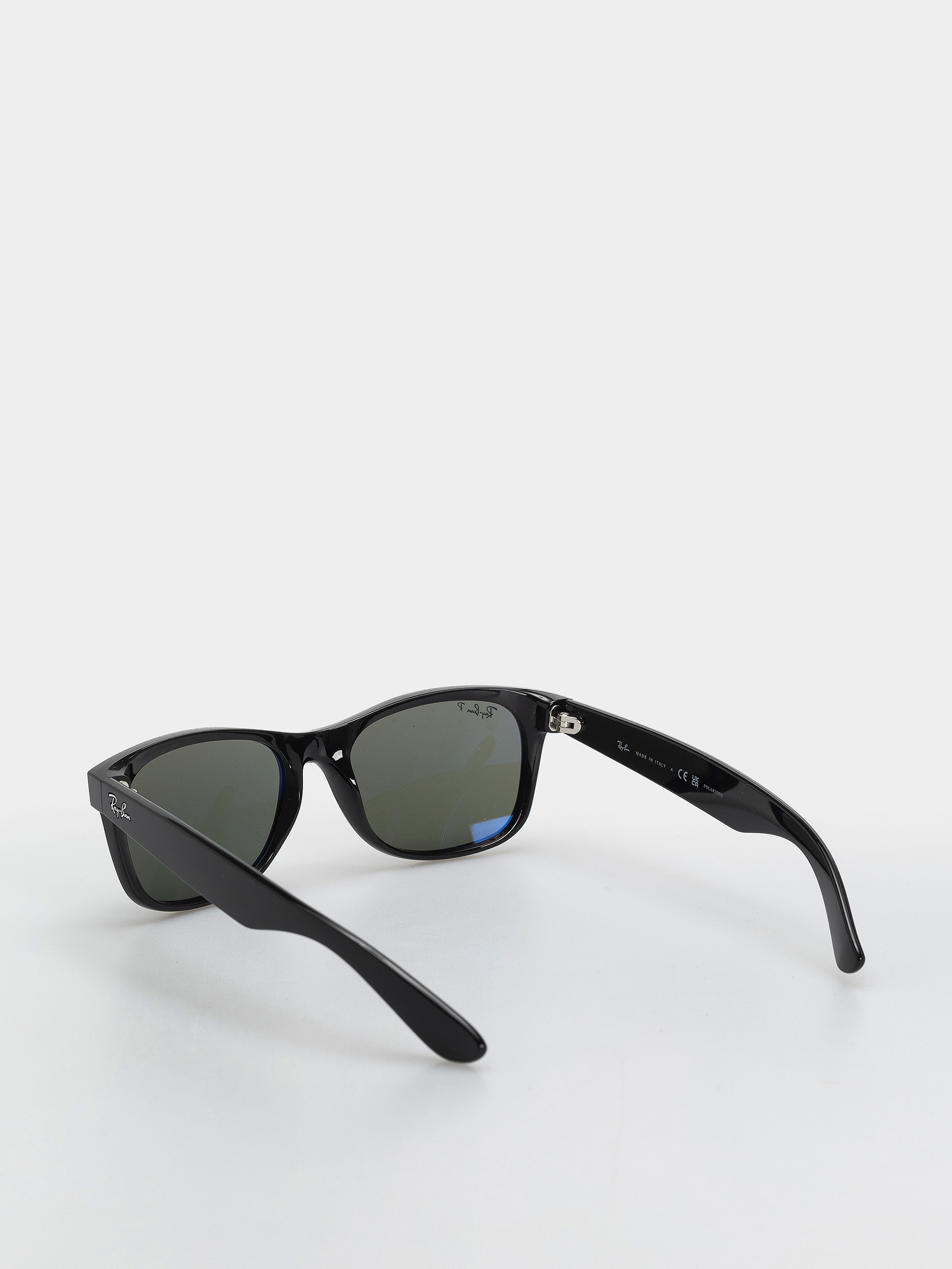 Слънчеви очила Ray-Ban New Wayfarer Classic (polerowany czarny/zielone z polaryzacją)