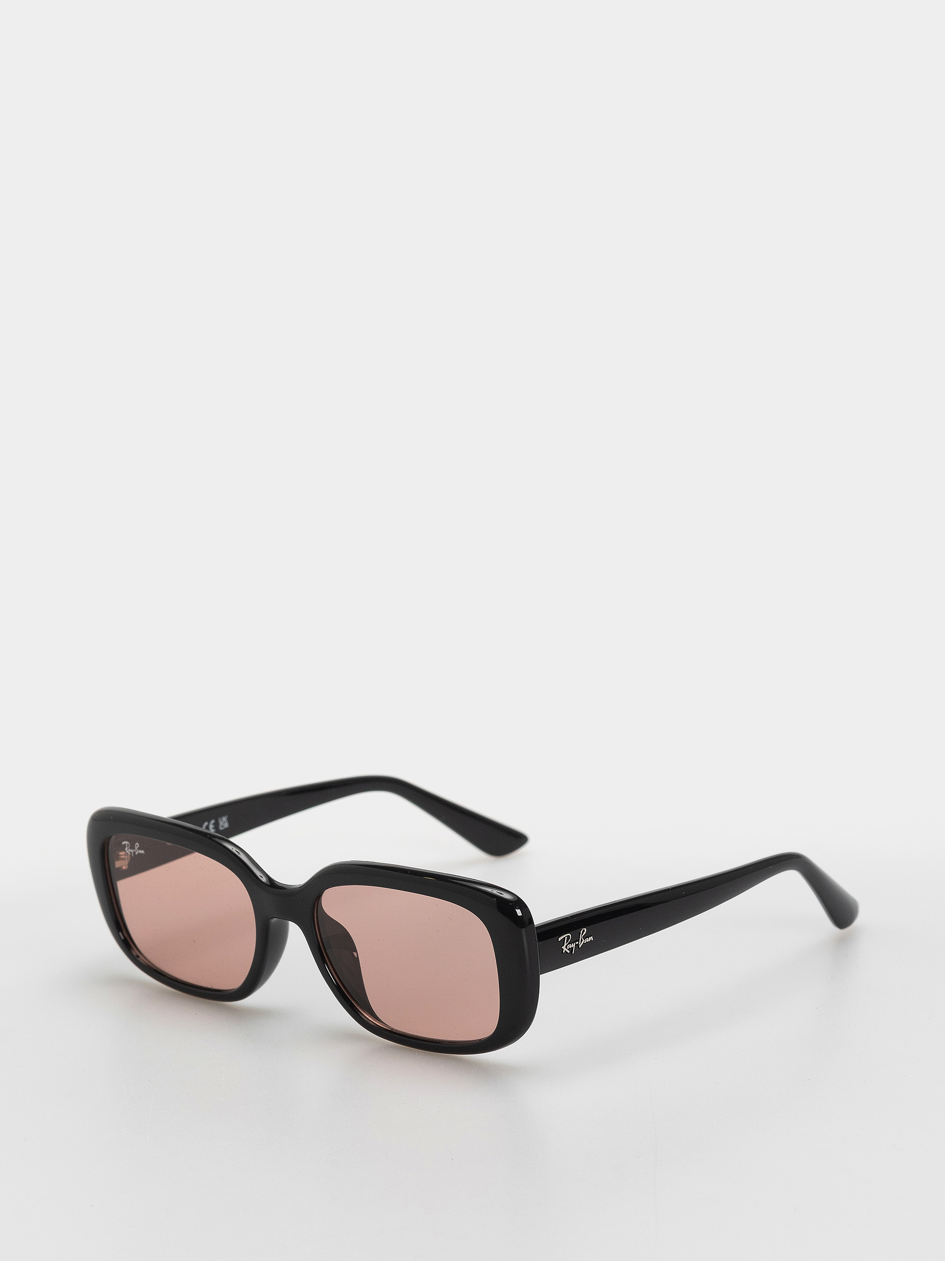 Слънчеви очила Ray-Ban Rb4421D (polerowany czarny/ciemnoróżowe)