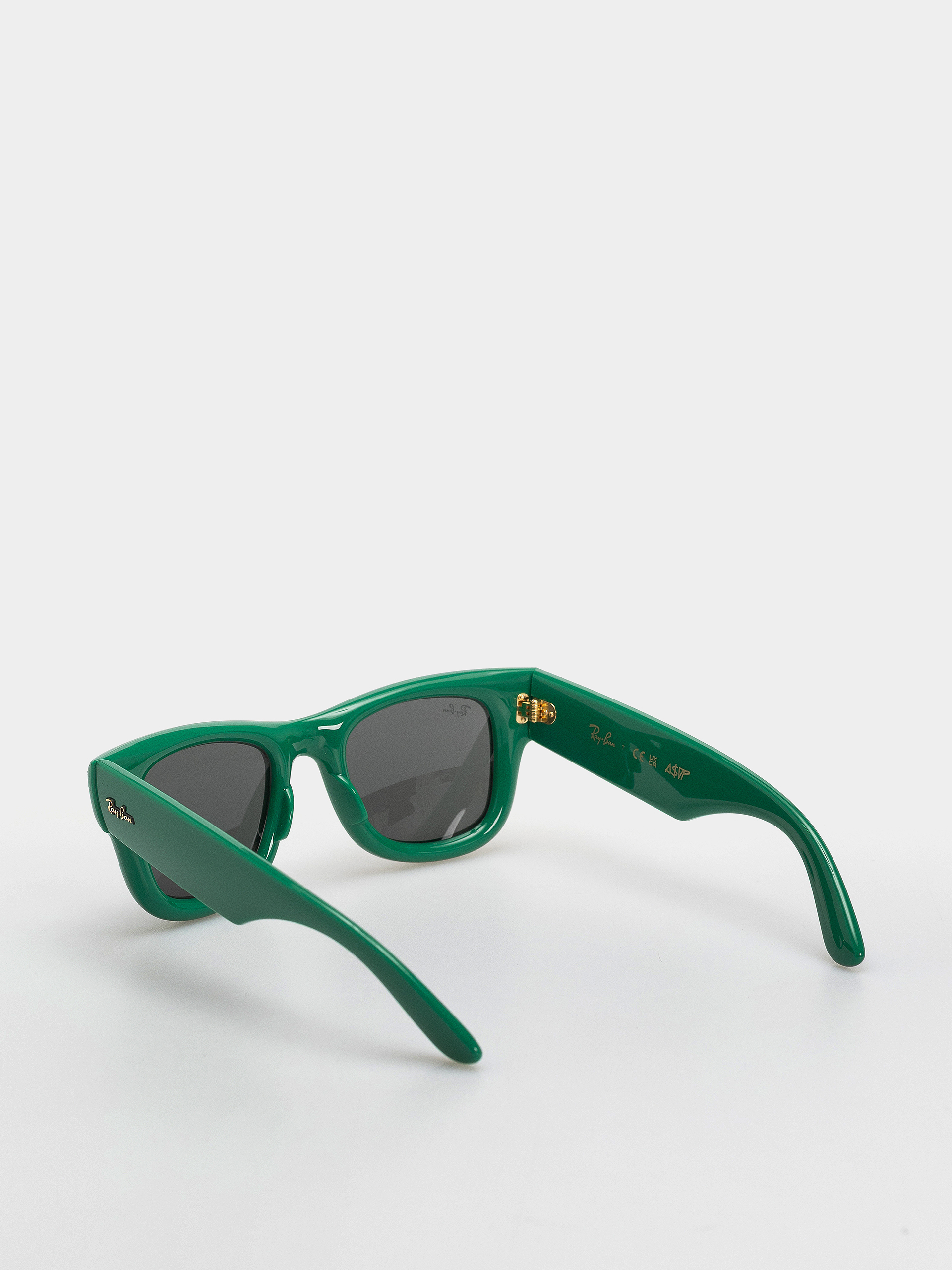 Слънчеви очила Ray-Ban Wayfarer Puffer (polerowany zielony/ultra czarny)