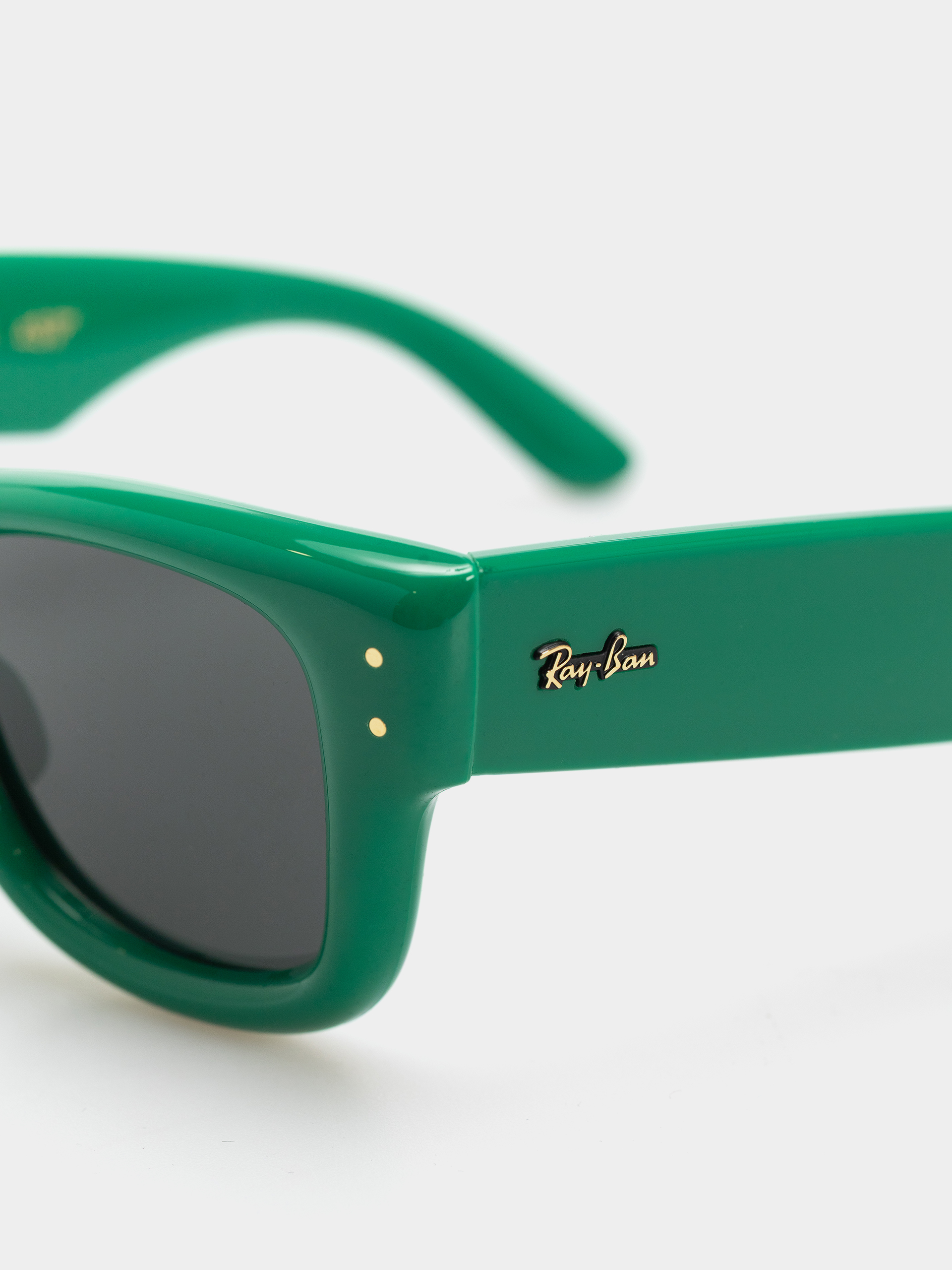 Слънчеви очила Ray-Ban Wayfarer Puffer (polerowany zielony/ultra czarny)