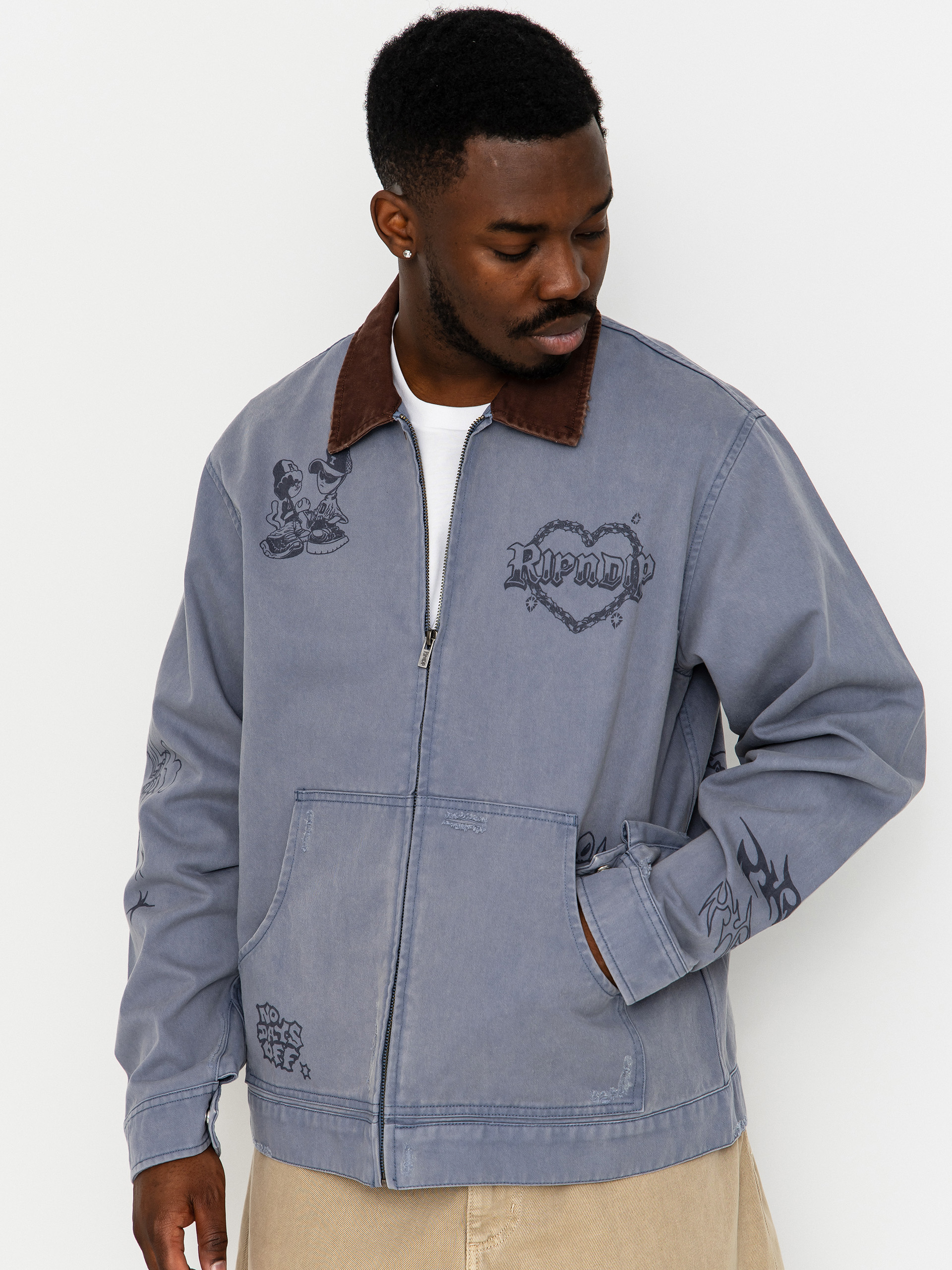 Яке RipNDip Westside Zip Up Work (slate)