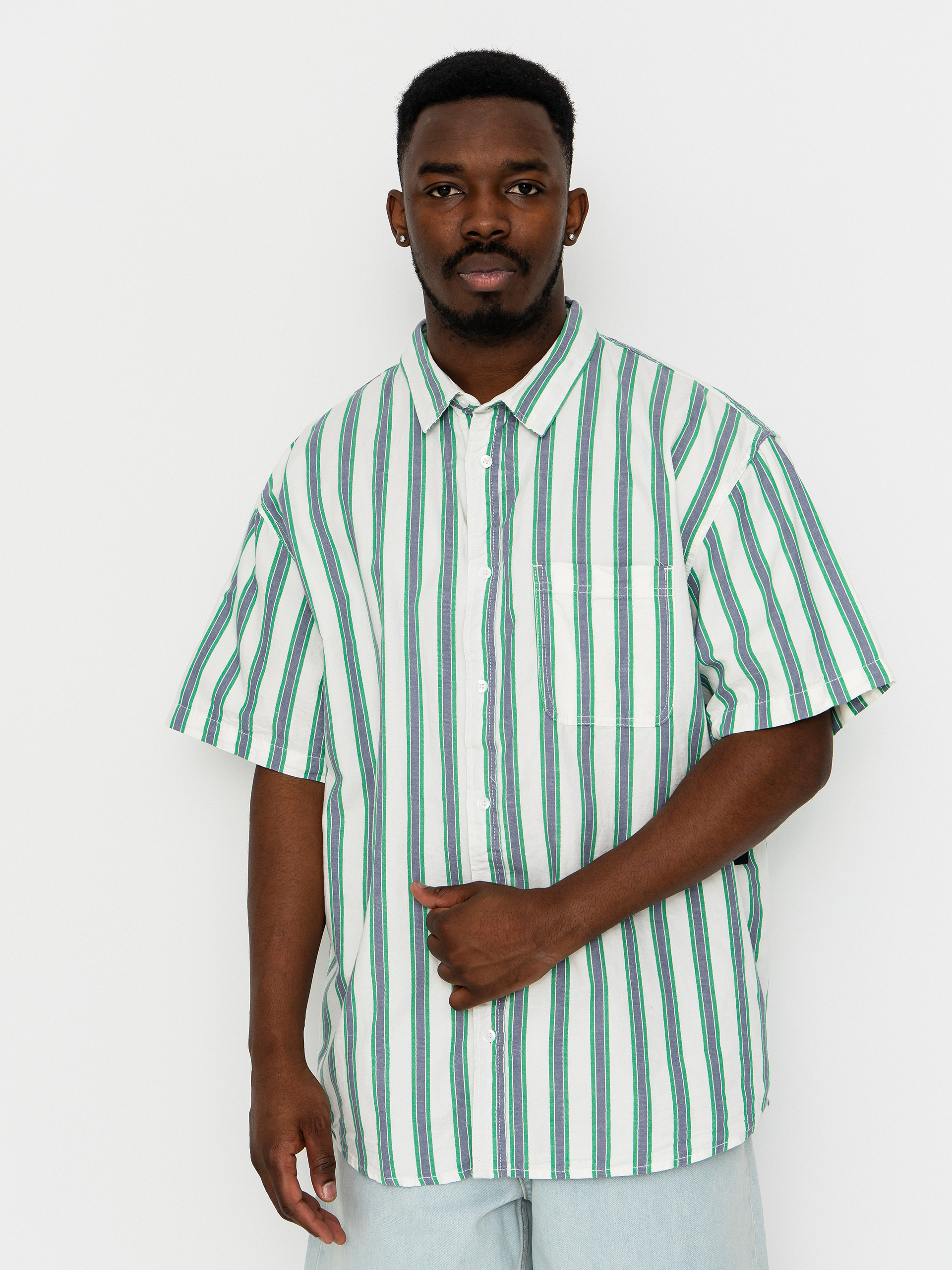 Риза Vans Lawson Stripe (white/vivid ver)