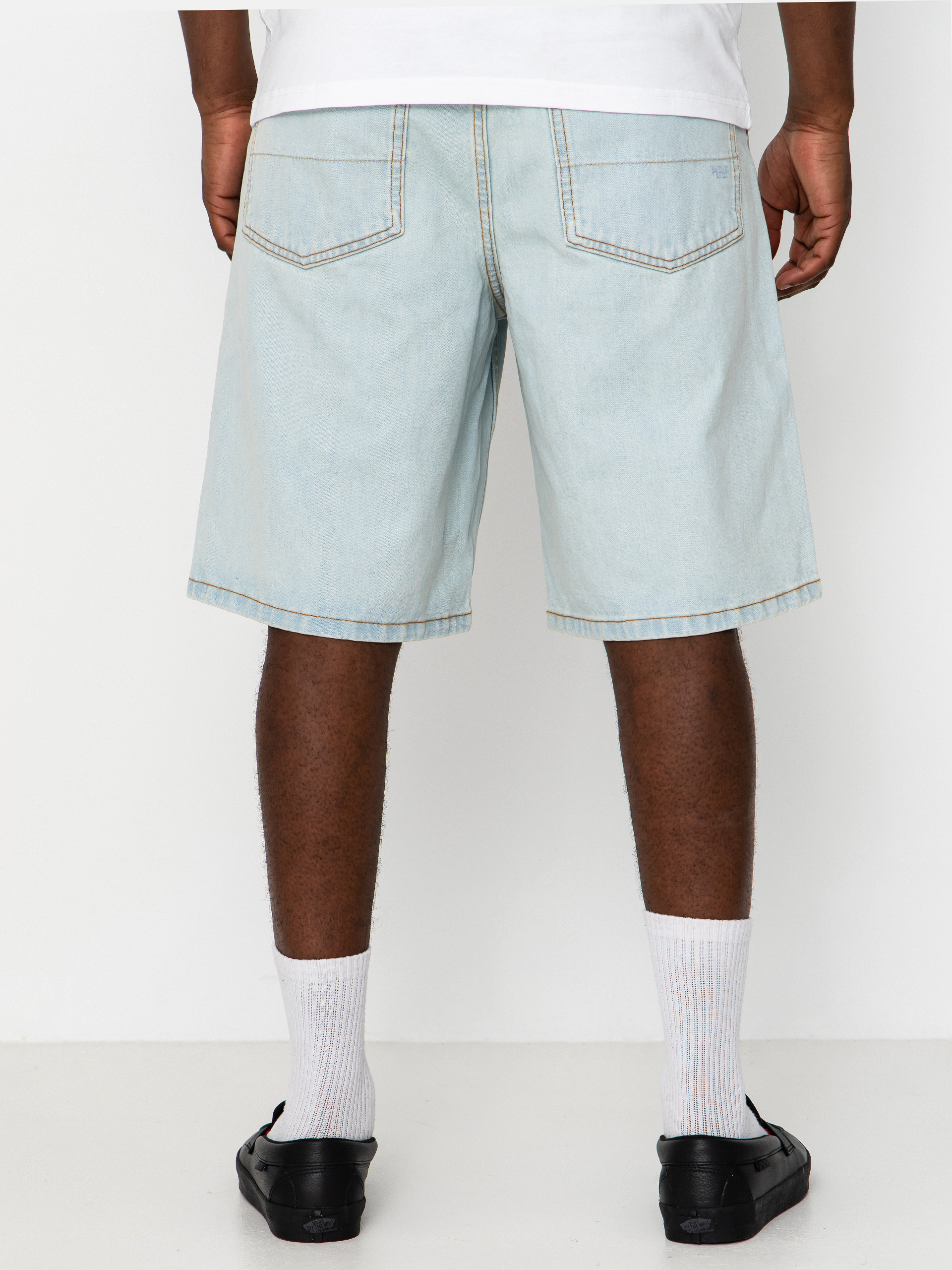 Къси панталони Vans Lx Check 5 Baggy Denim (blue ice)