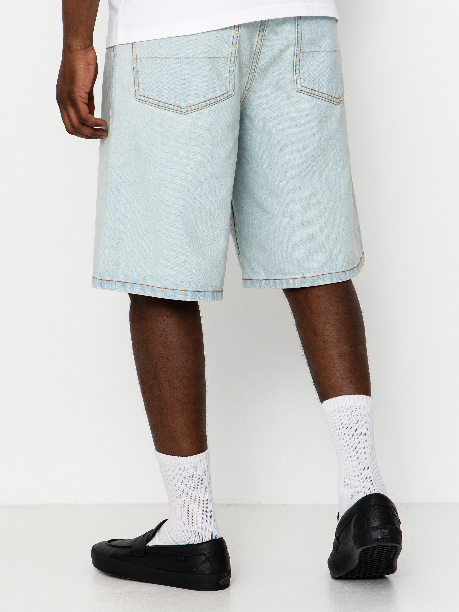 Къси панталони Vans Lx Check 5 Baggy Denim (blue ice)