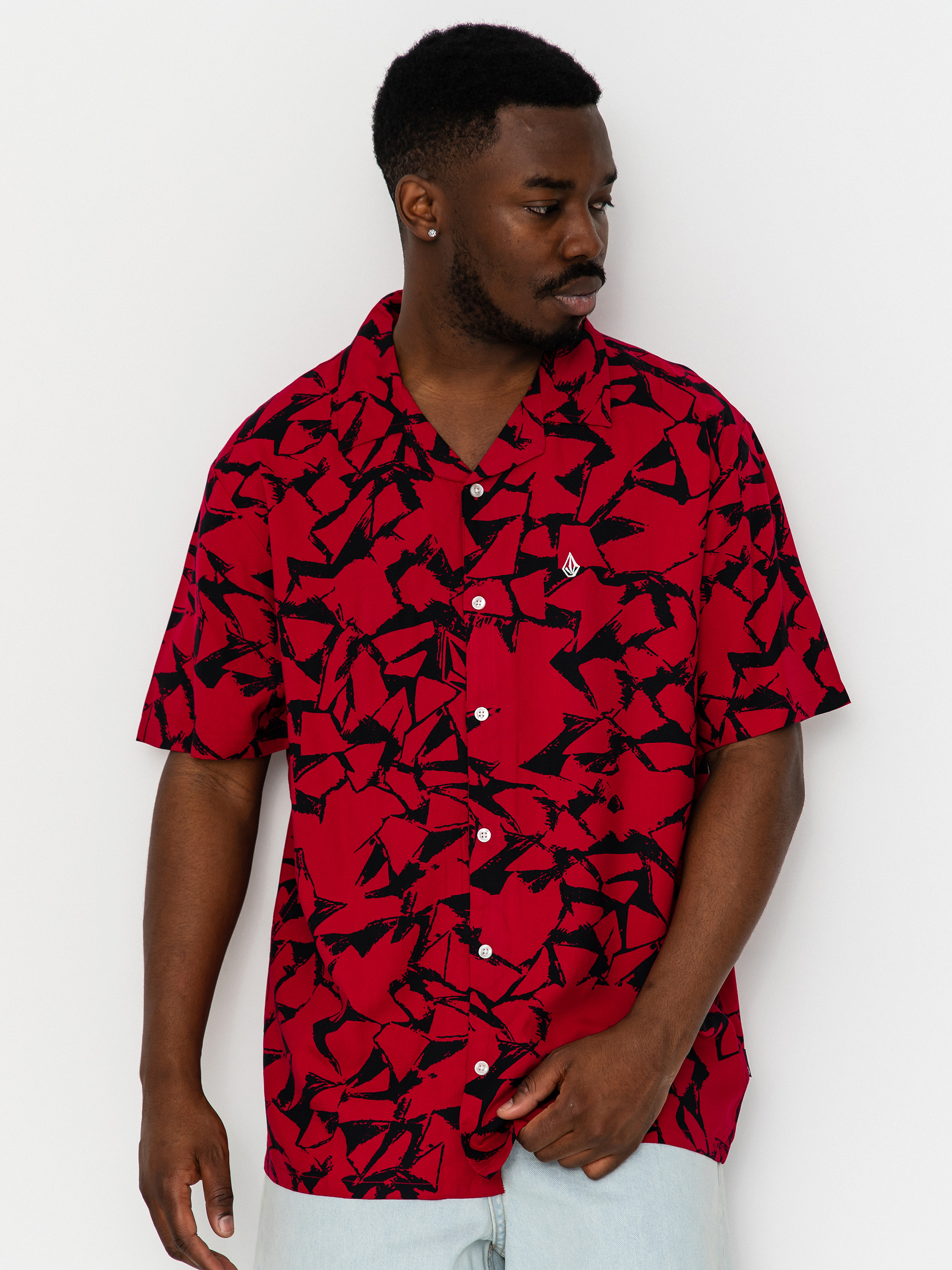 Риза Volcom Boldstone (sangria)