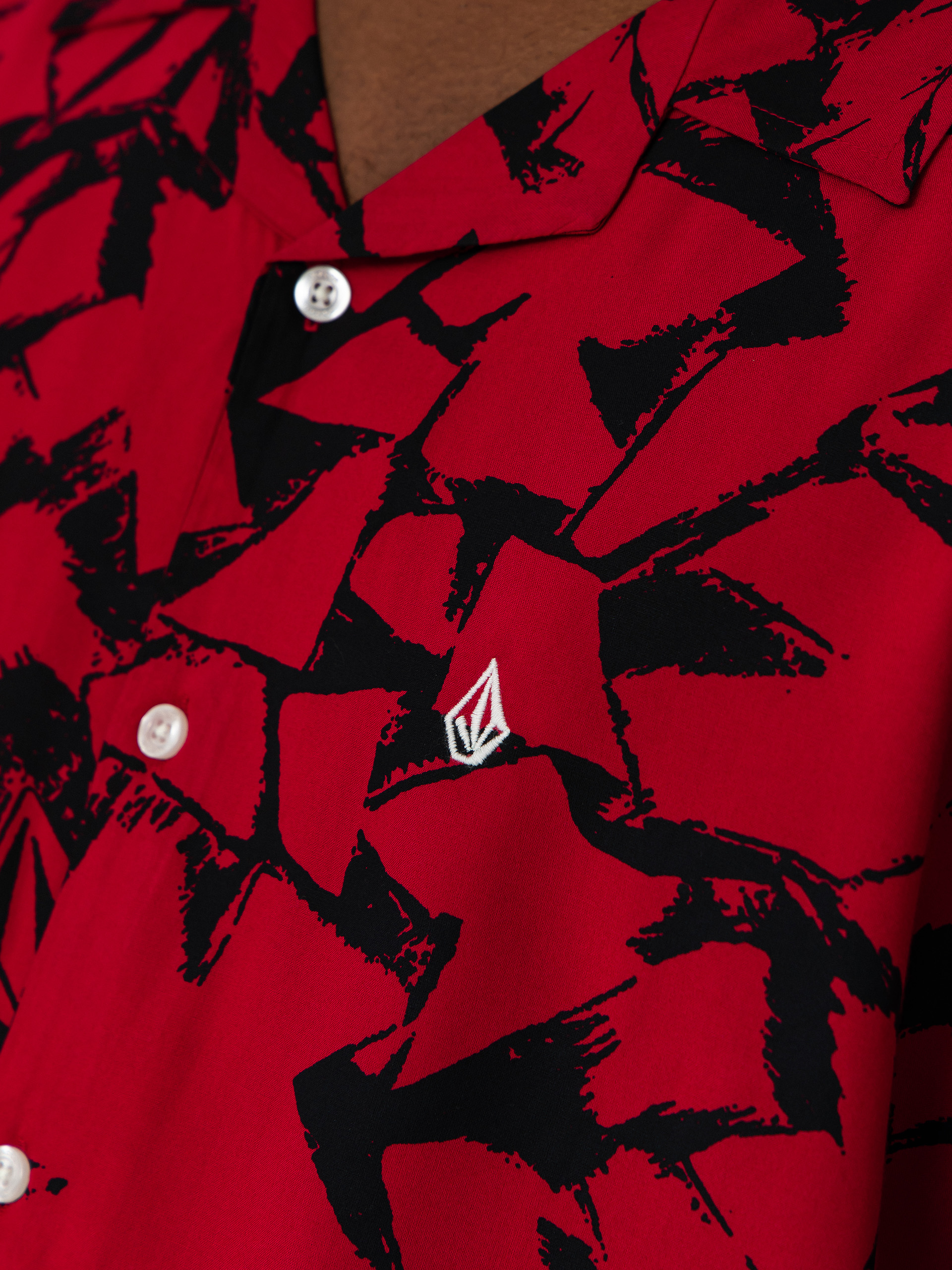 Риза Volcom Boldstone (sangria)