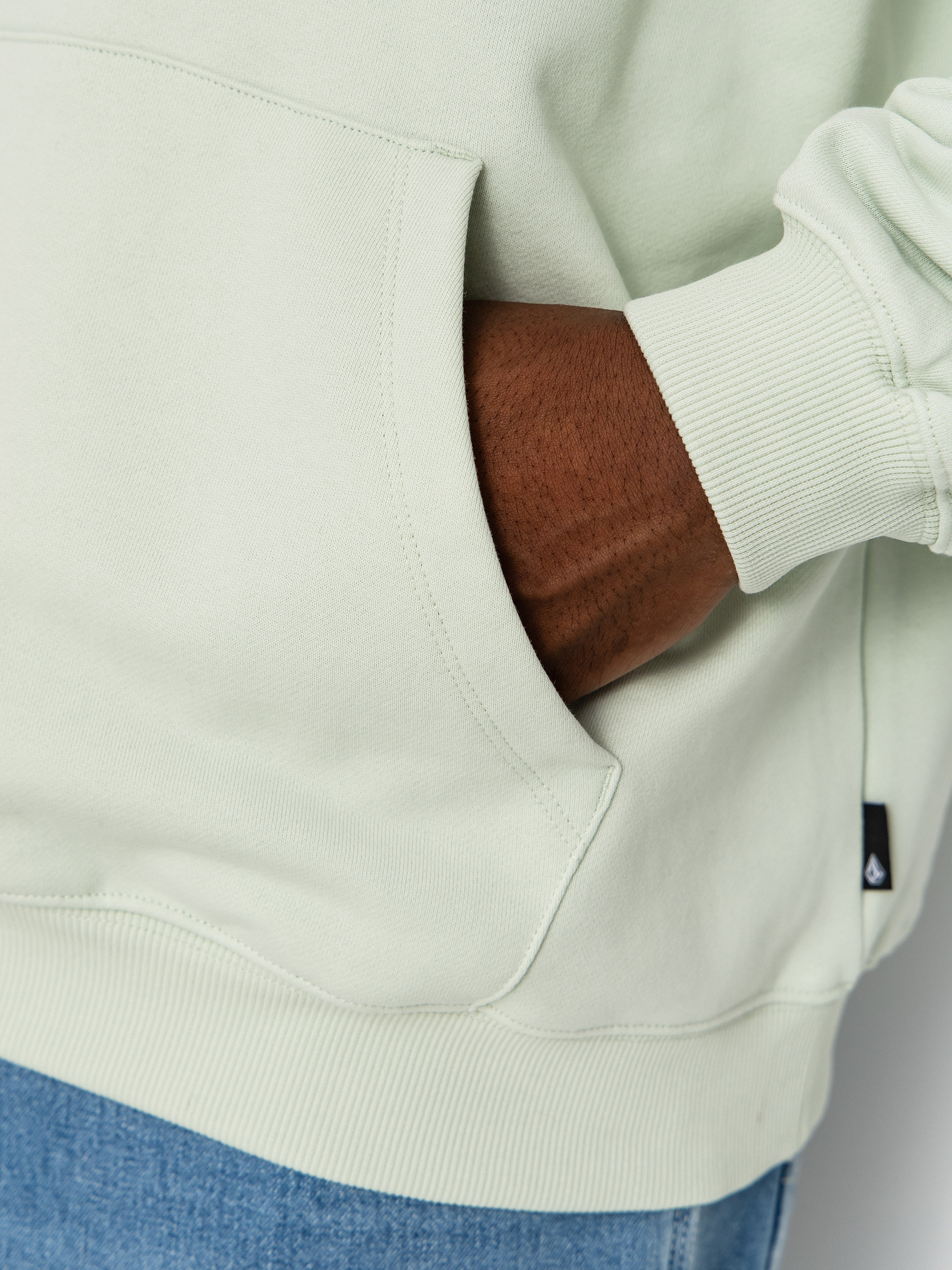 Суитшърт с качулка Volcom Handerry HD (pale aqua)
