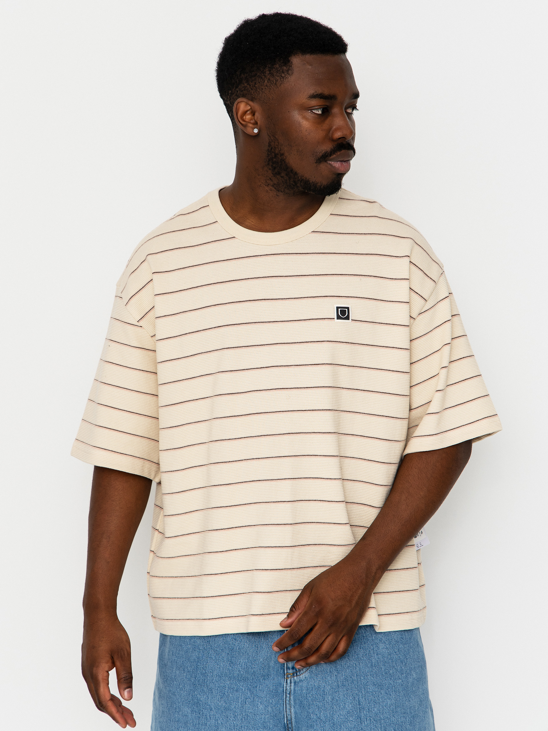 Тениска Brixton Shield Pique Boxy Knit