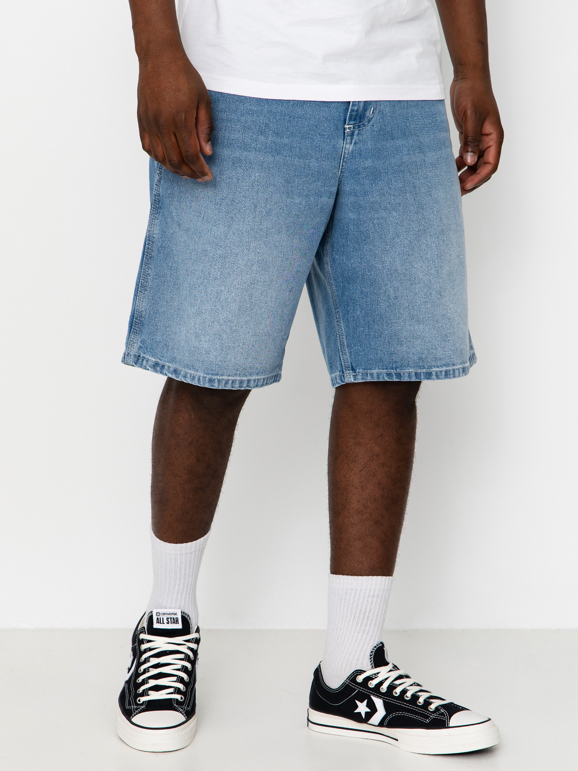 Къси панталони Carhartt WIP Simple (blue light true washed)