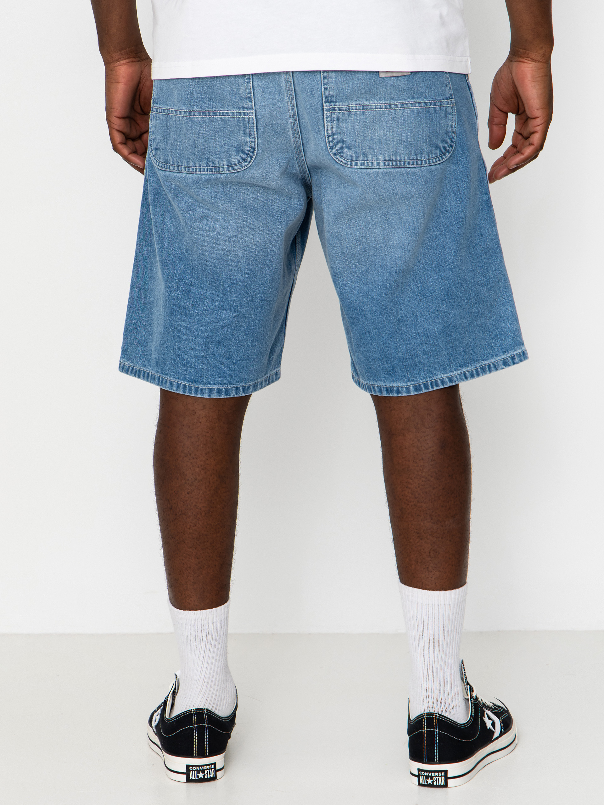 Къси панталони Carhartt WIP Simple (blue light true washed)