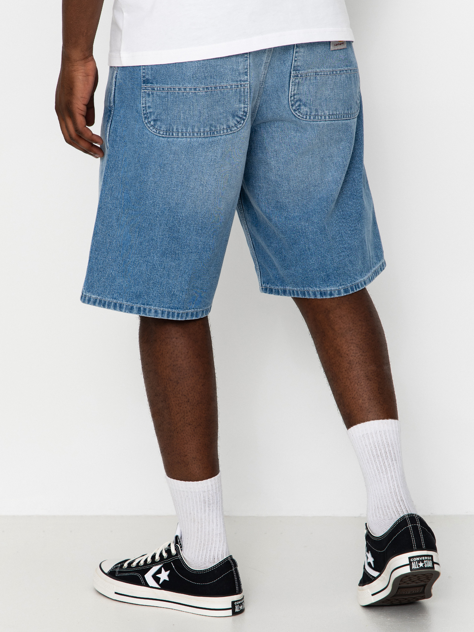 Къси панталони Carhartt WIP Simple (blue light true washed)