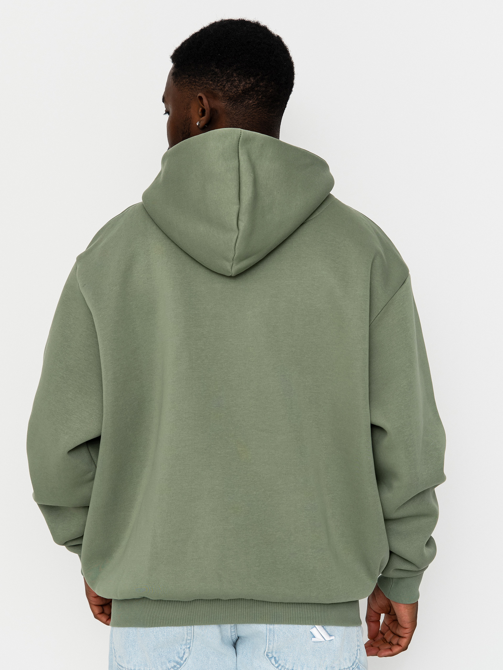 Суитшърт с качулка Karl Kani Small Signature Essential ZHD (green)