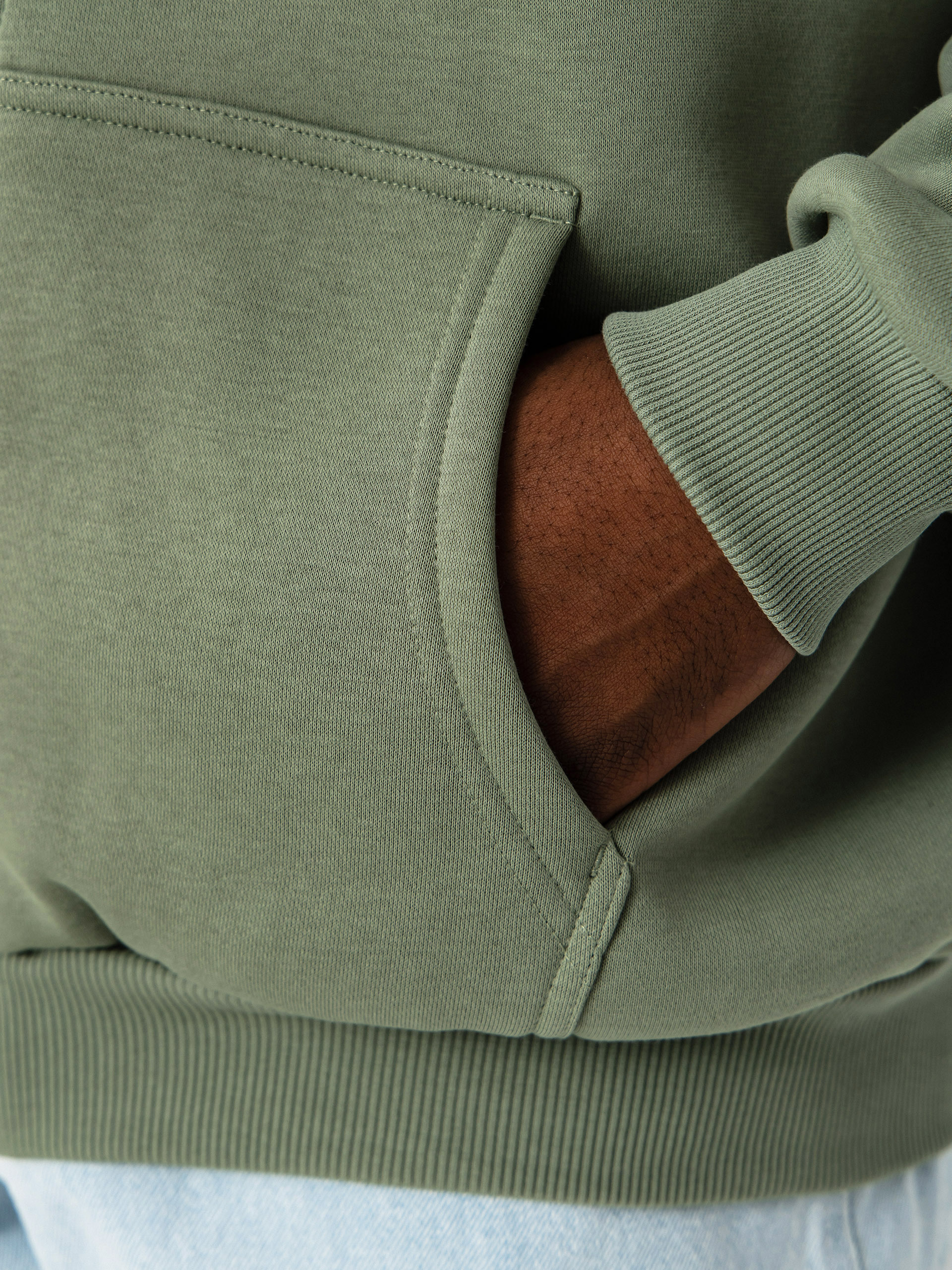 Суитшърт с качулка Karl Kani Small Signature Essential ZHD (green)