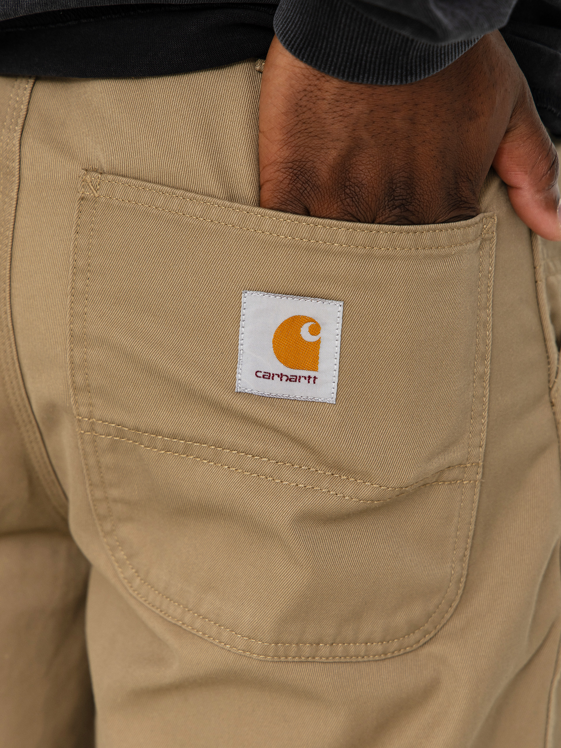 Къси панталони Carhartt WIP Simple (leather)