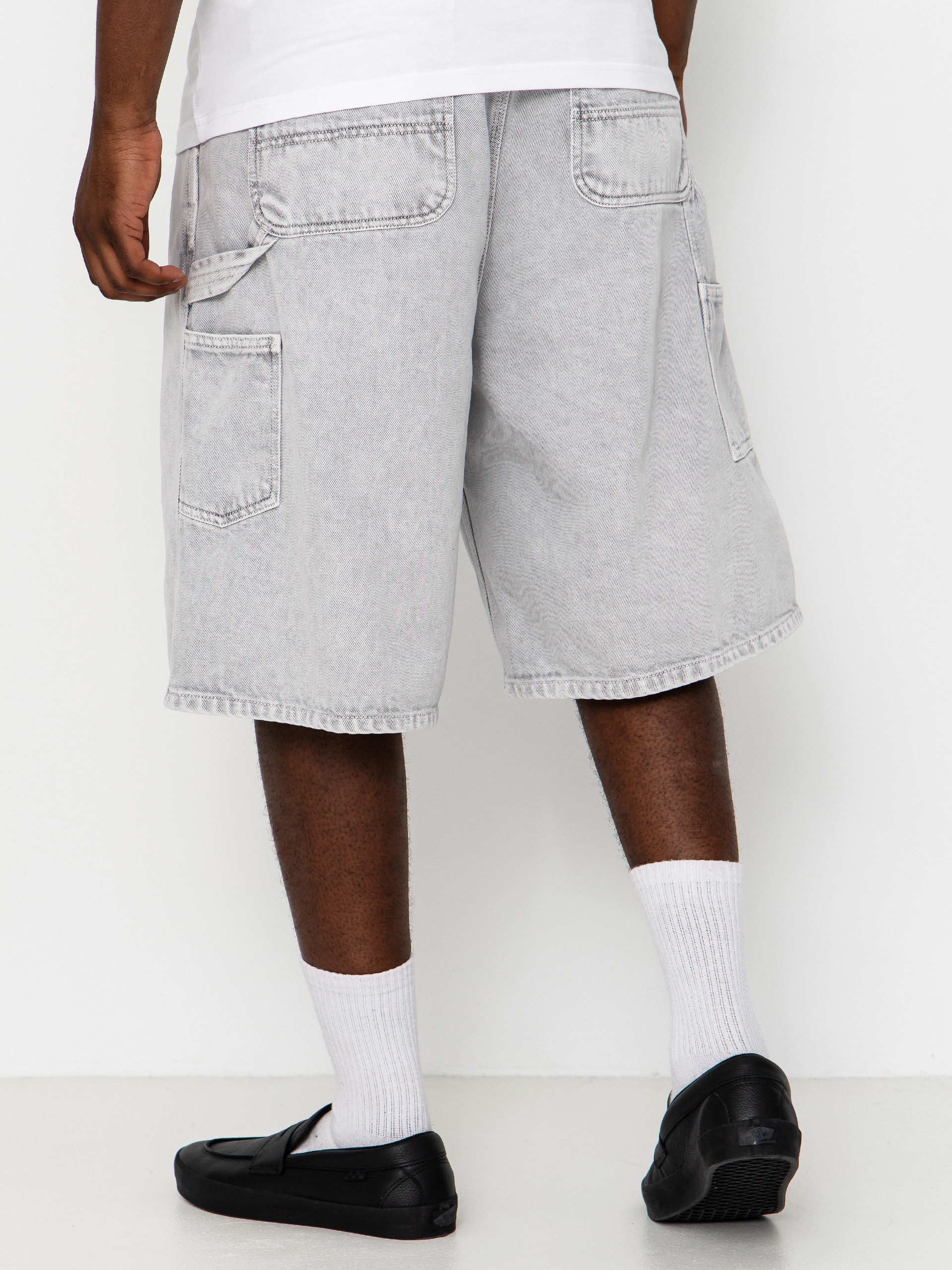 Къси панталони Carhartt WIP OG Single Knee (black chalk wash)