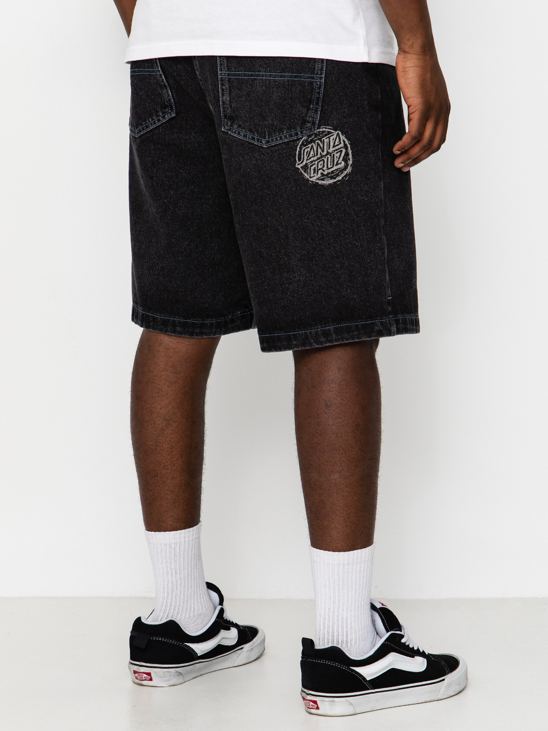 Къси панталони Santa Cruz Stamped Big (black)