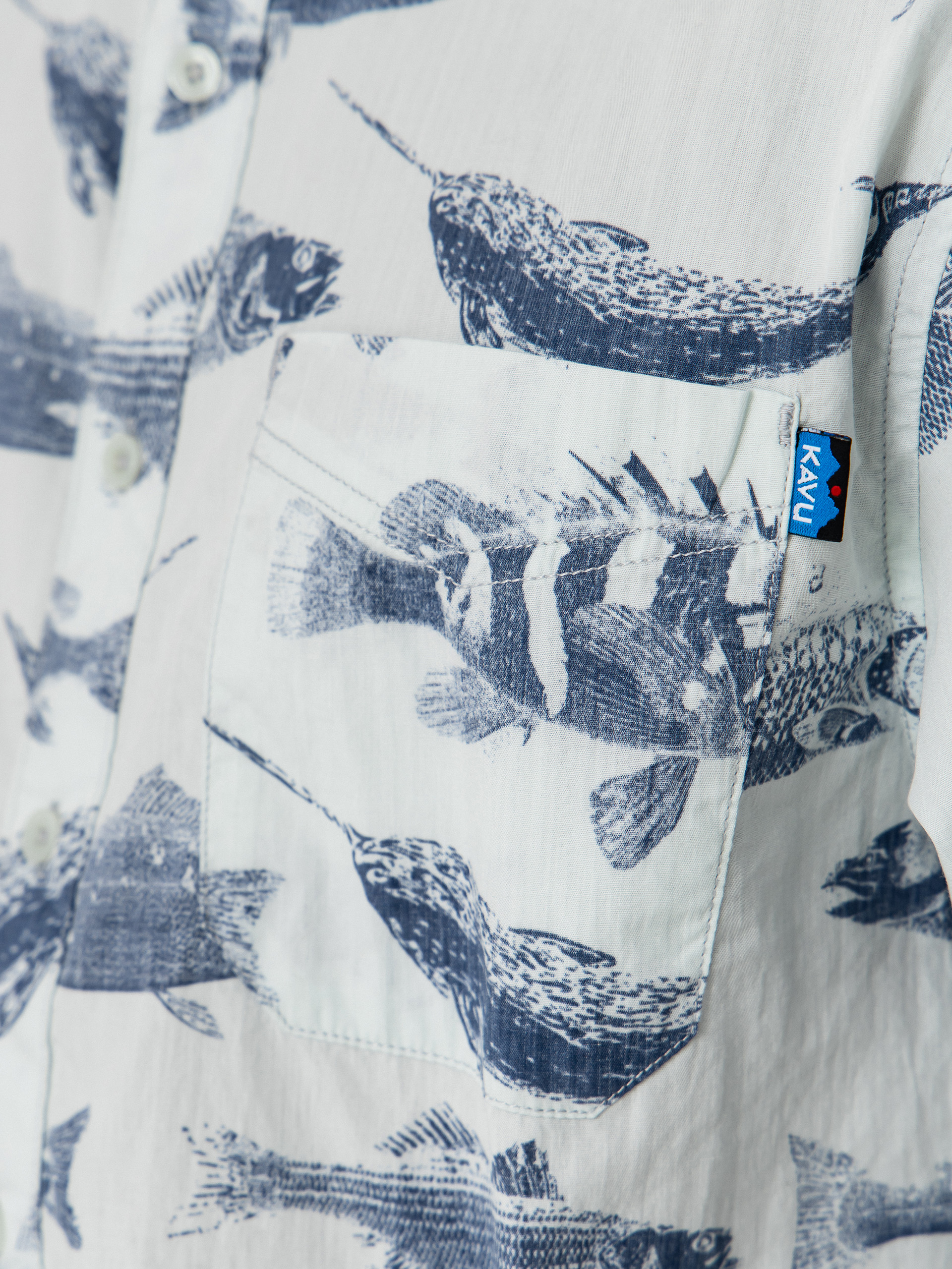 Риза Kavu Topspot (big blue fish)