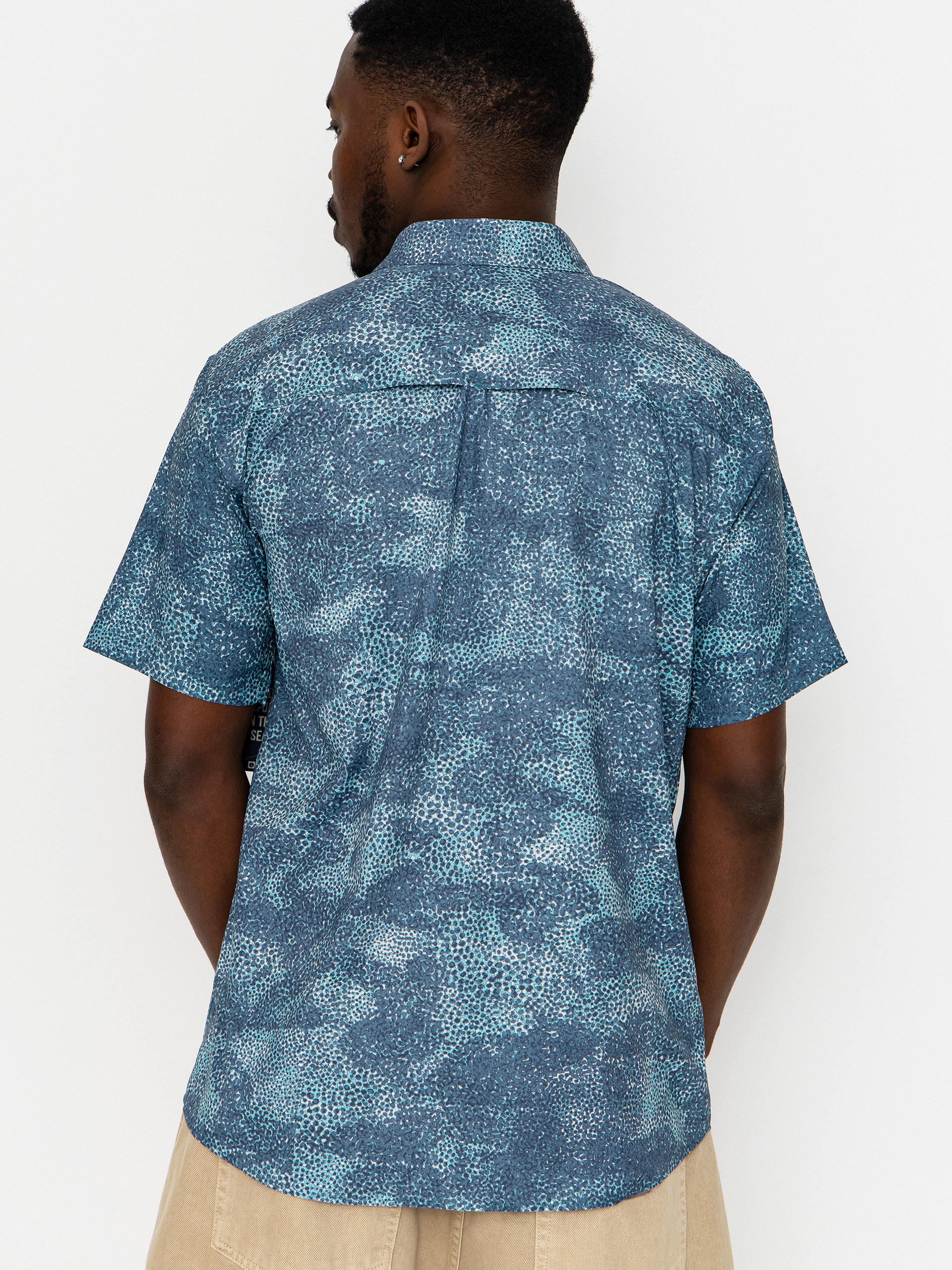 Риза Salty Crew Flagship Uv Button Up (dark navy)