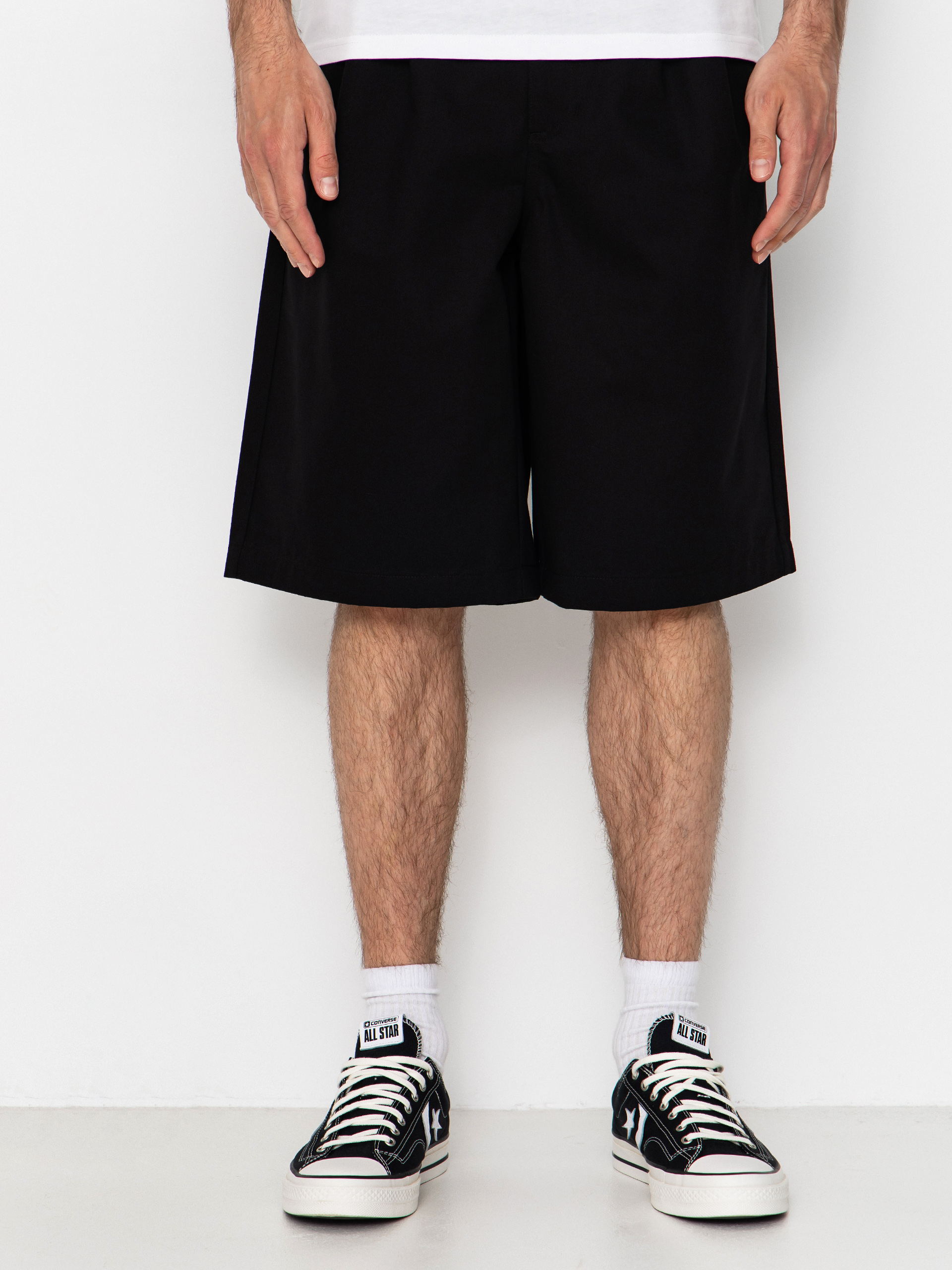Къси панталони HUF Sorta Long Chino (black)