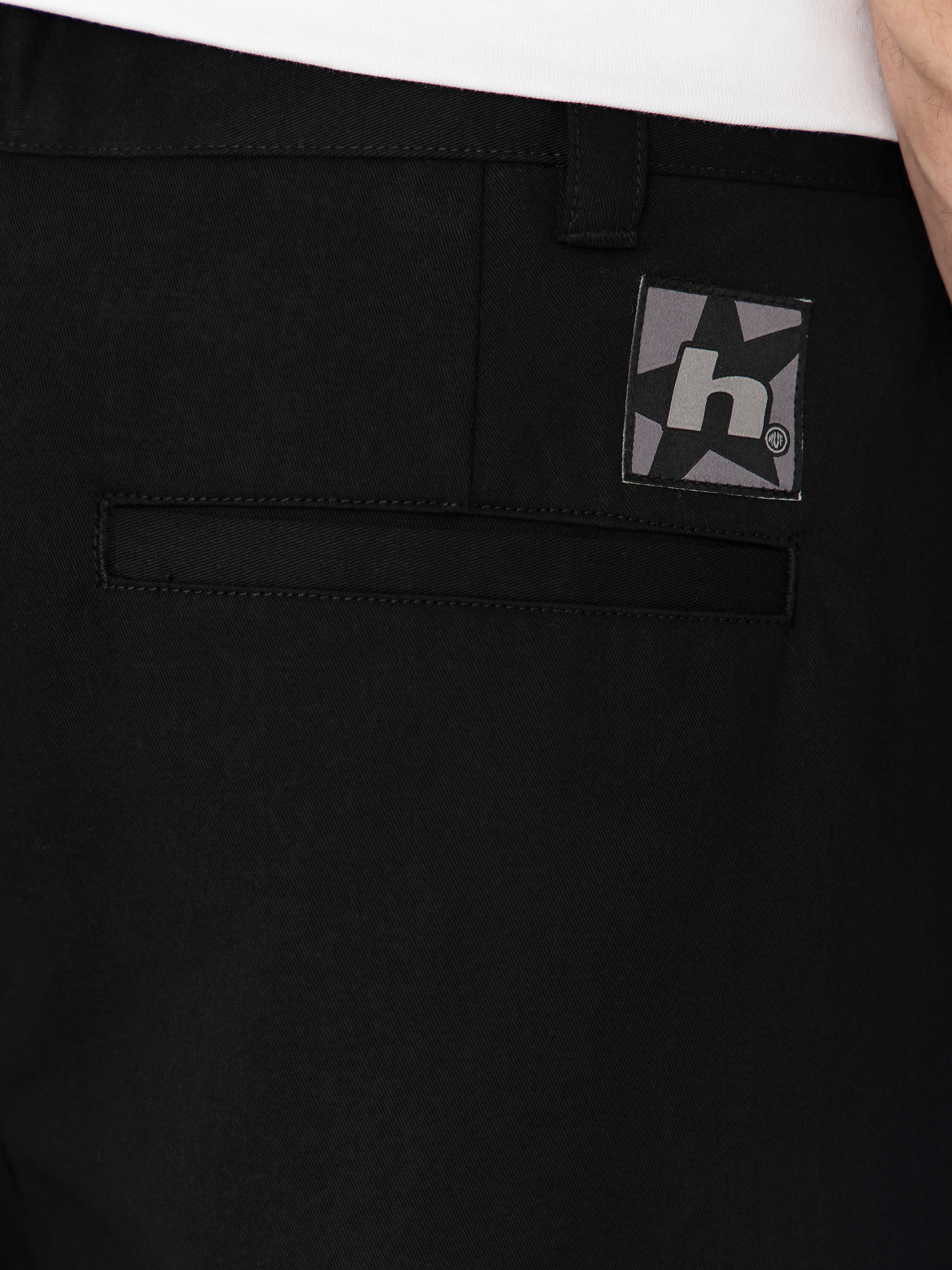 Къси панталони HUF Sorta Long Chino (black)
