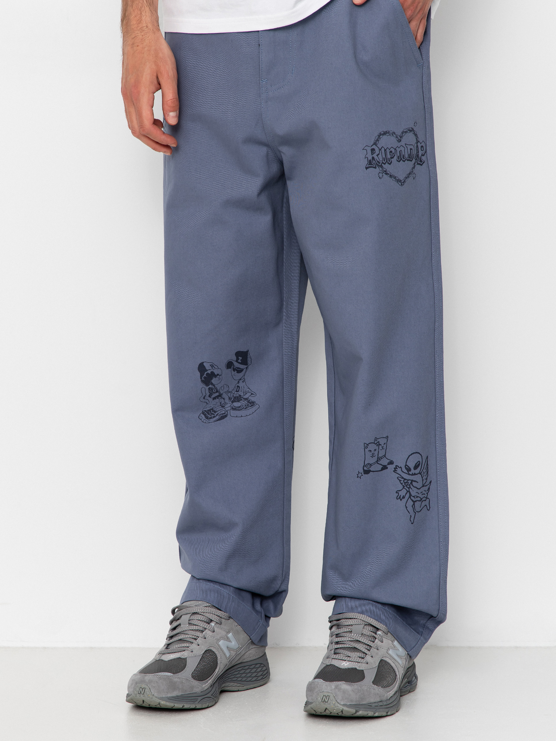 Панталони RipNDip Westside Wide Fit (slate)