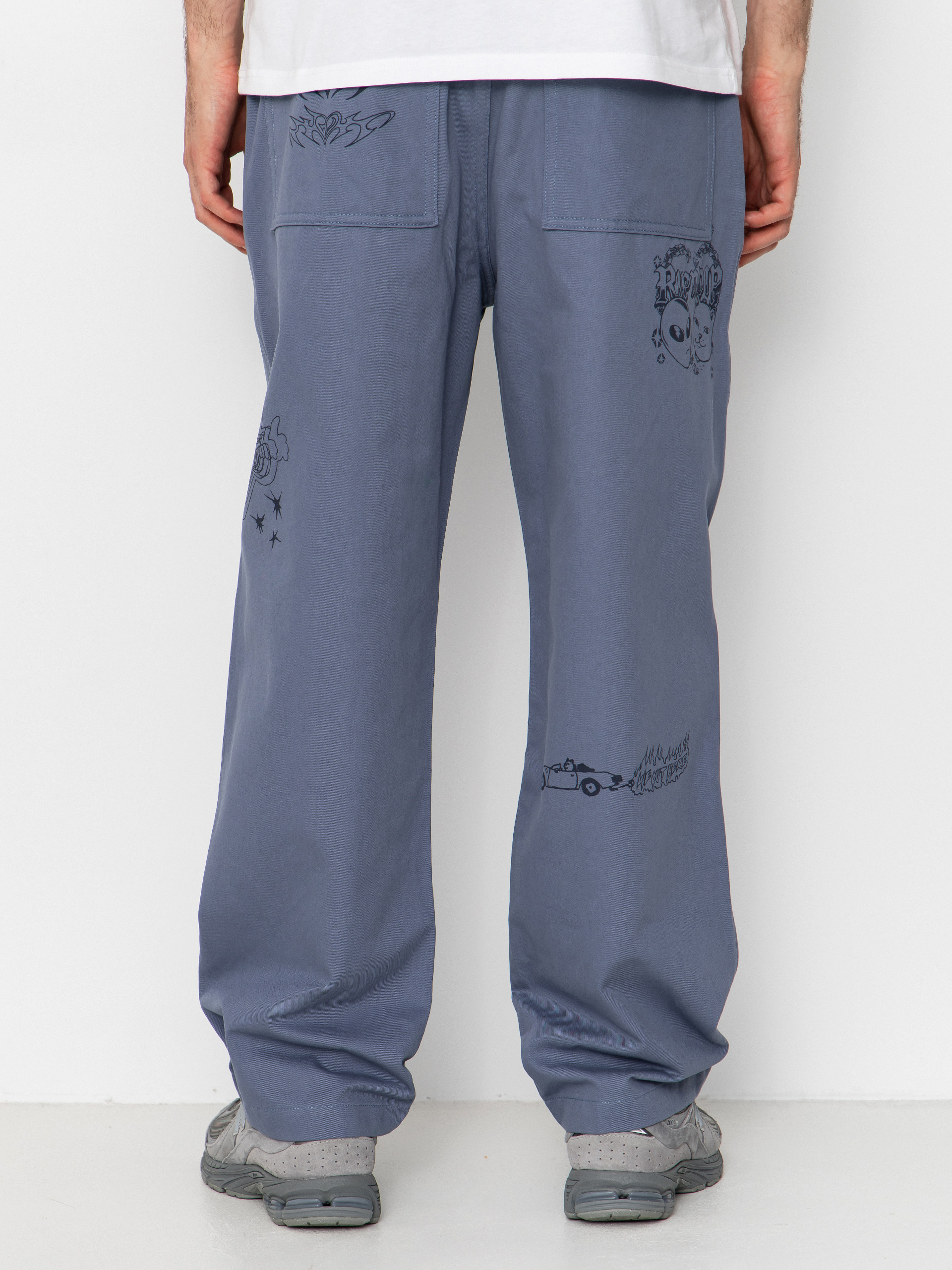 Панталони RipNDip Westside Wide Fit (slate)