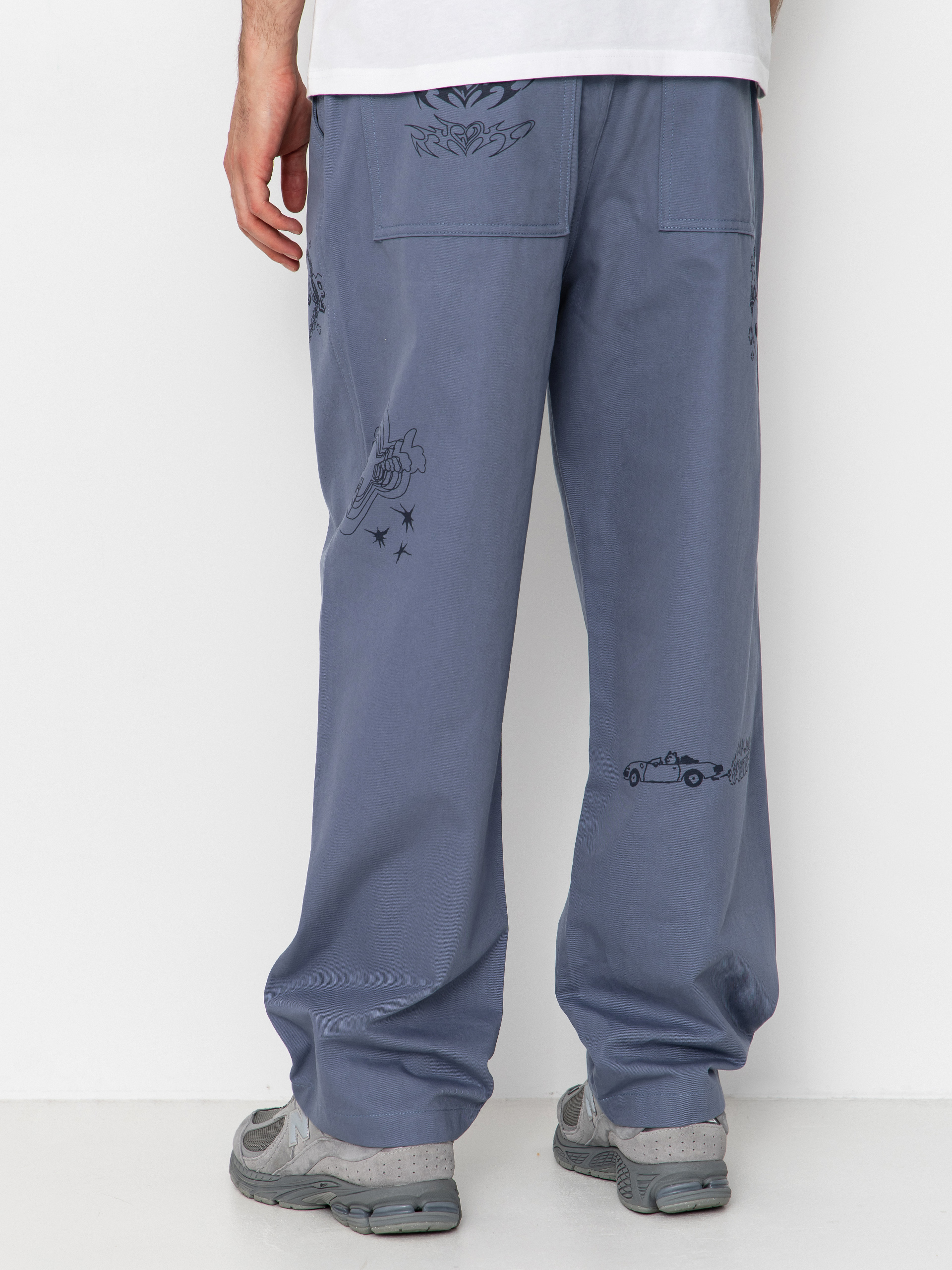 Панталони RipNDip Westside Wide Fit (slate)