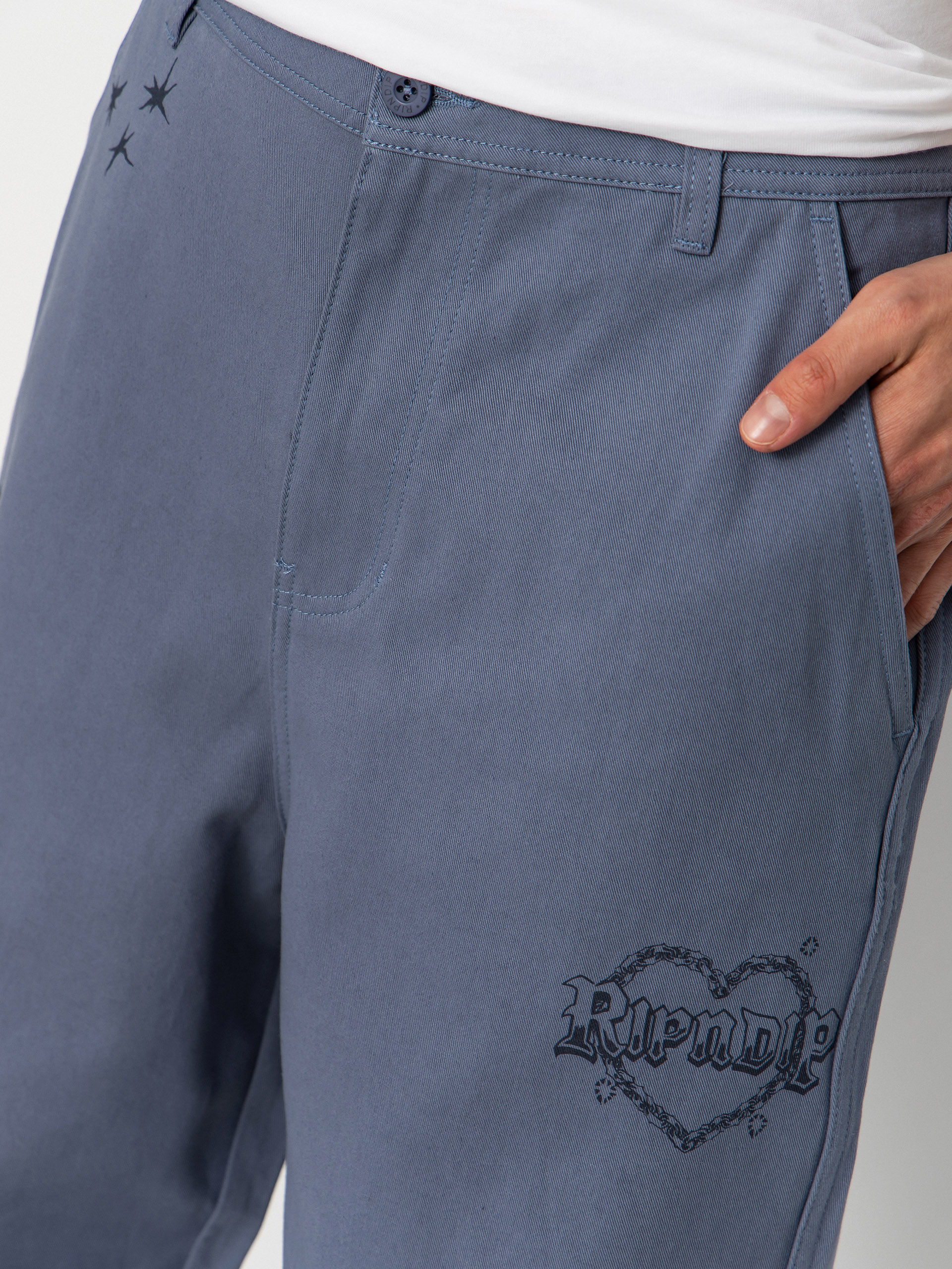 Панталони RipNDip Westside Wide Fit (slate)