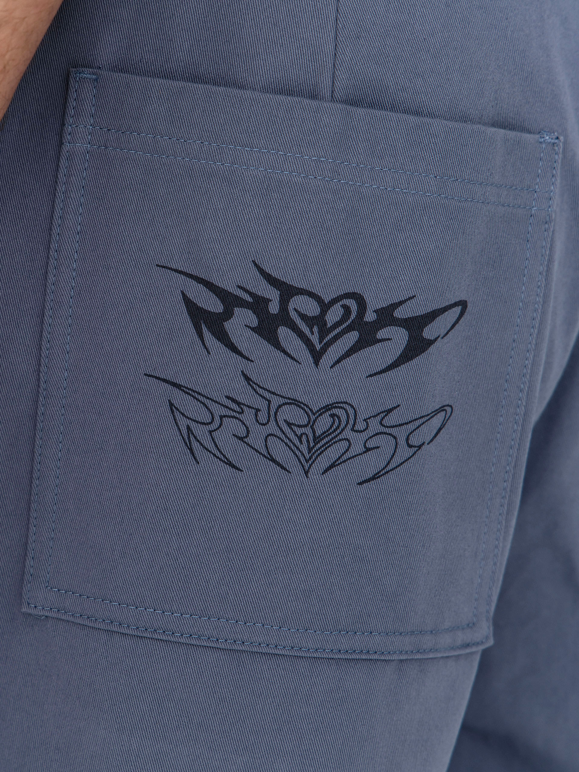 Панталони RipNDip Westside Wide Fit (slate)