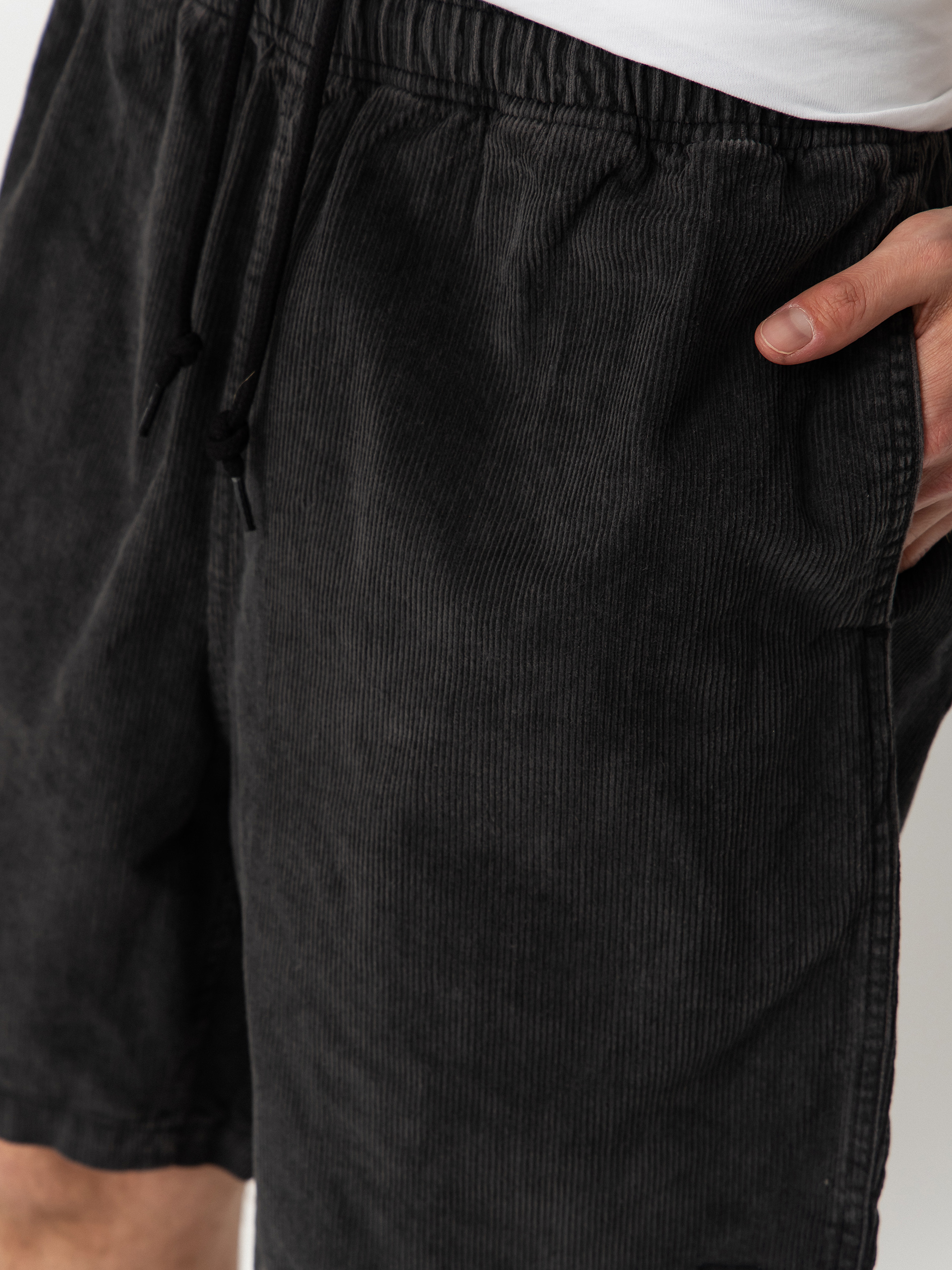 Къси панталони OBEY Horizon (black faded wash)
