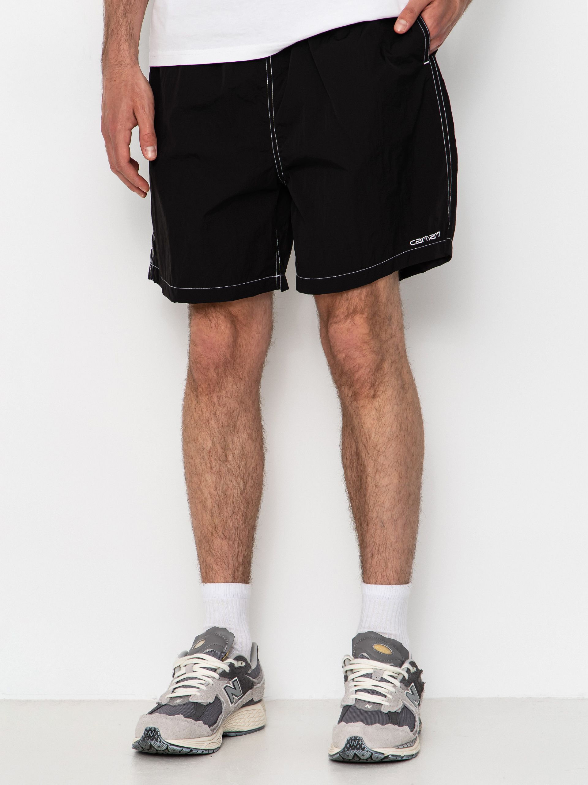 Къси панталони Carhartt WIP Canby Swim (black/white)