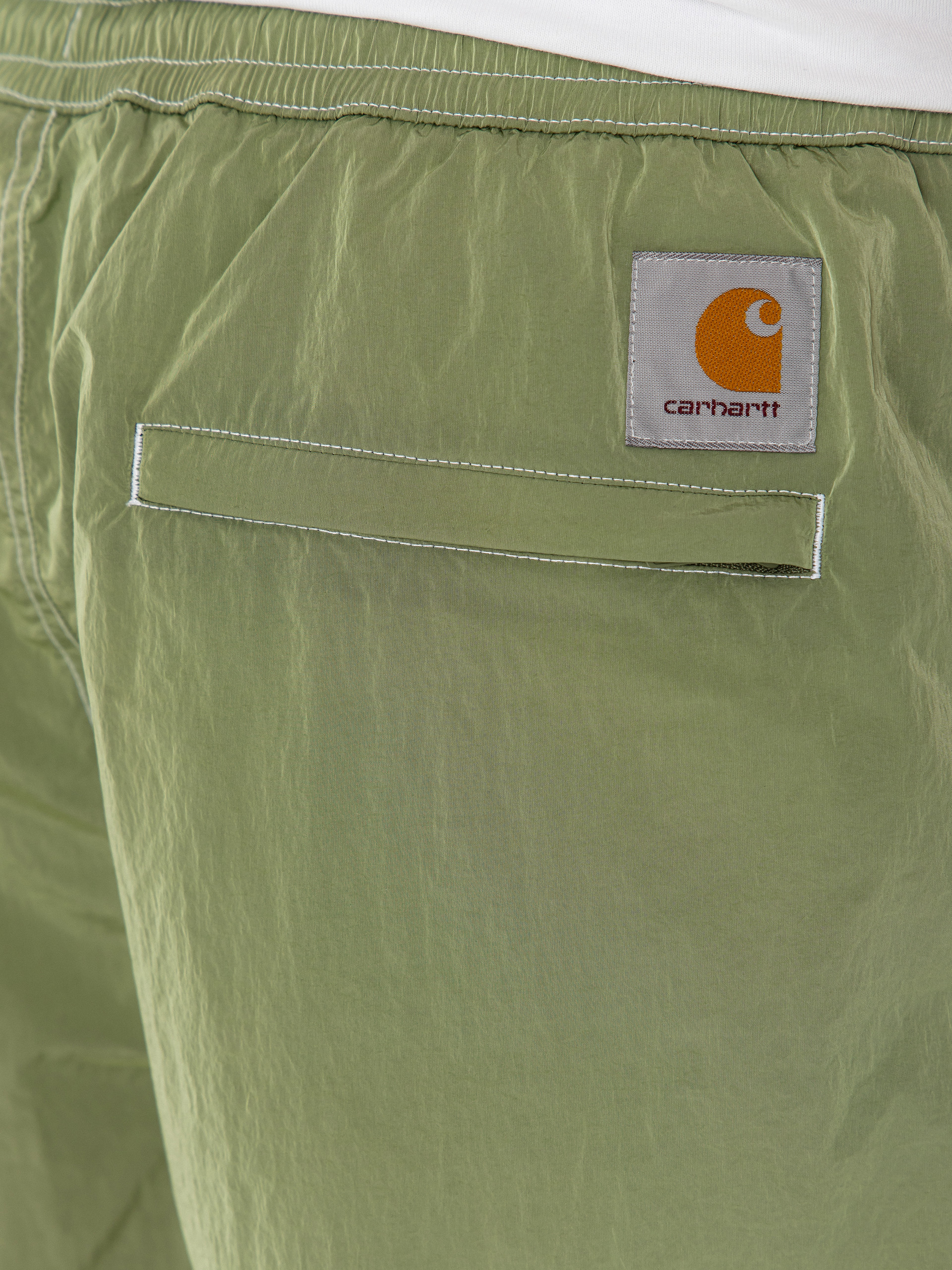 Къси панталони Carhartt WIP Canby Swim (gentle green/white)