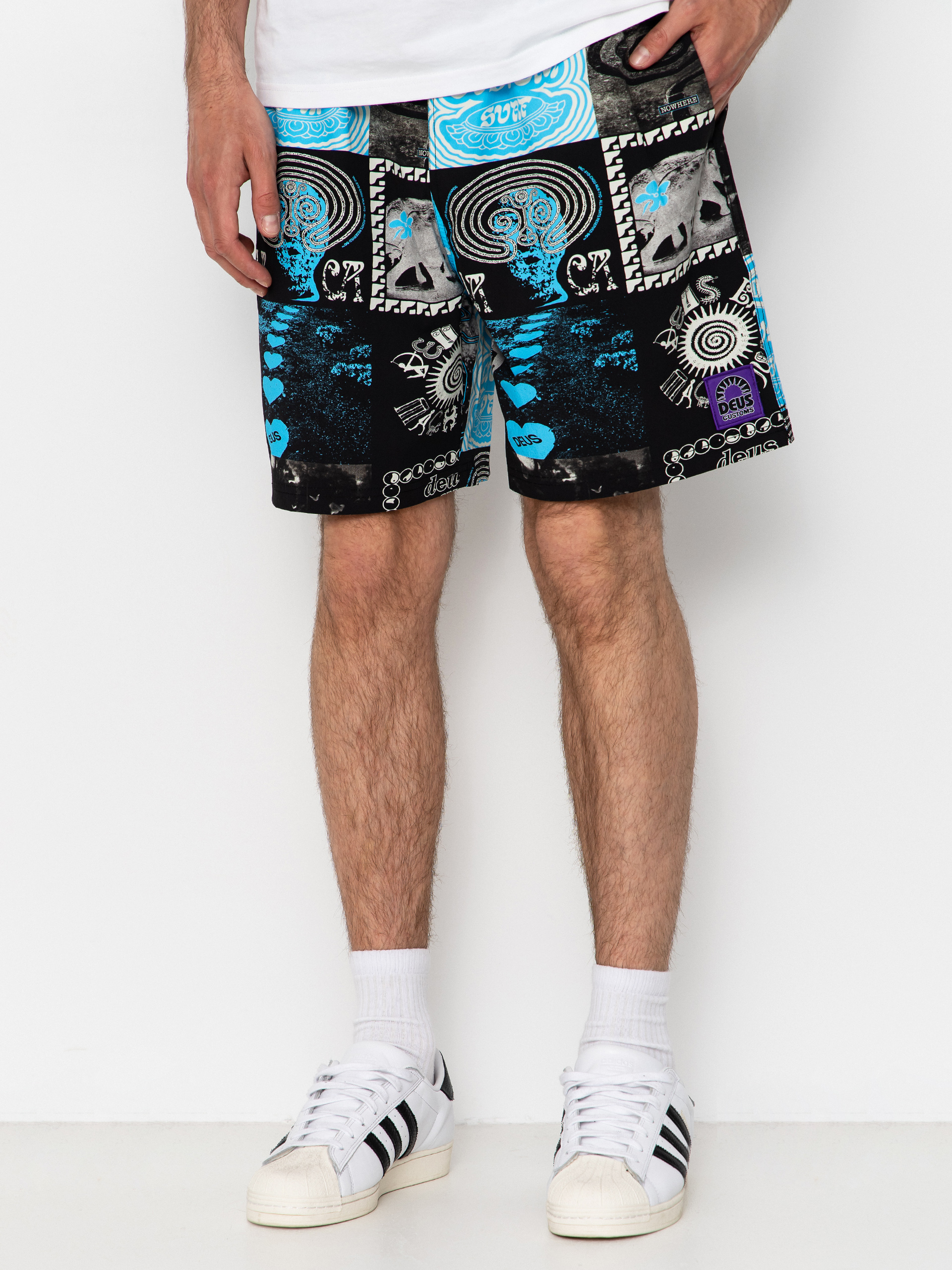 Къси панталони Deus Ex Machina Washed Away Swim (caviar)