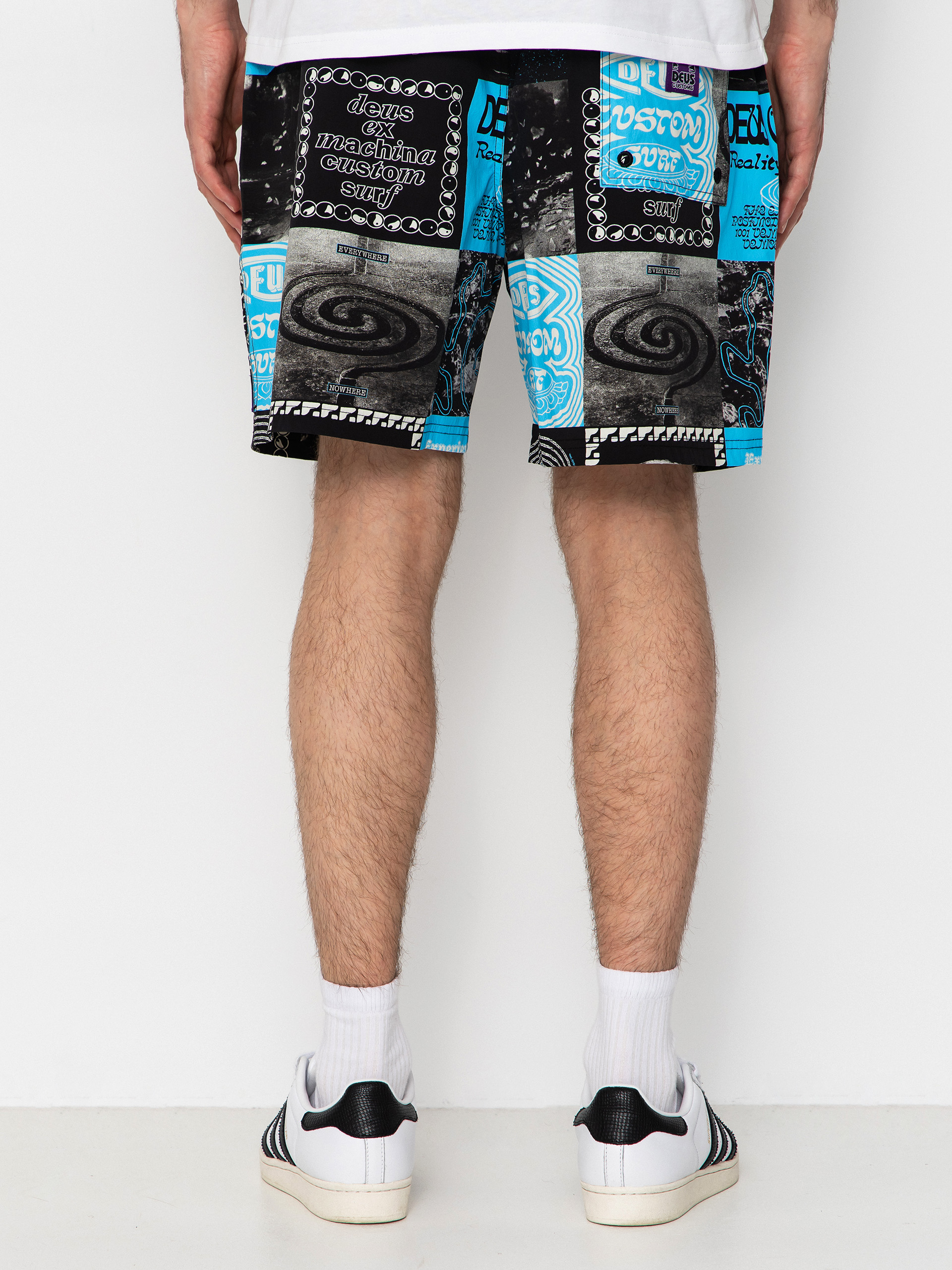 Къси панталони Deus Ex Machina Washed Away Swim (caviar)