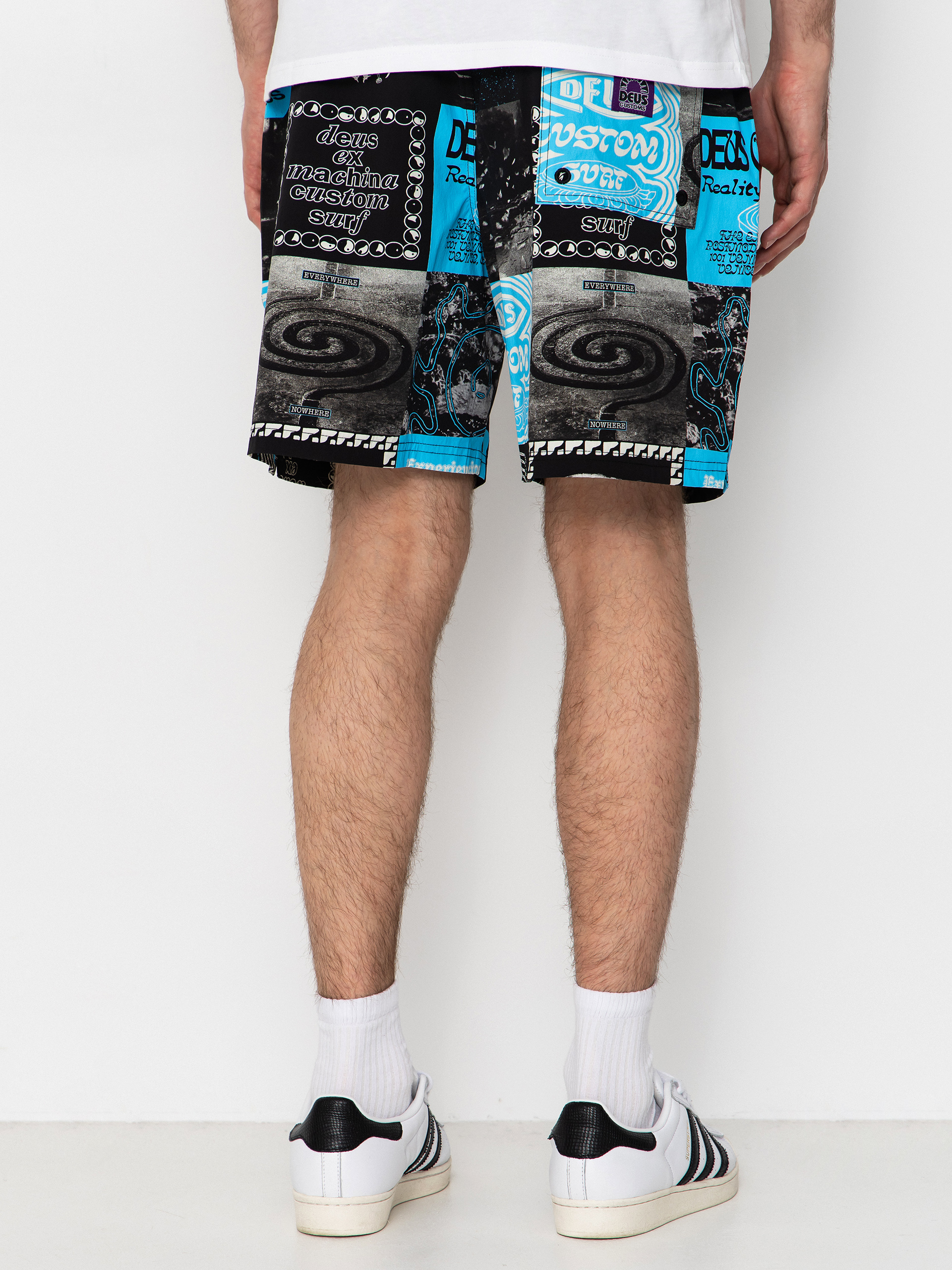 Къси панталони Deus Ex Machina Washed Away Swim (caviar)