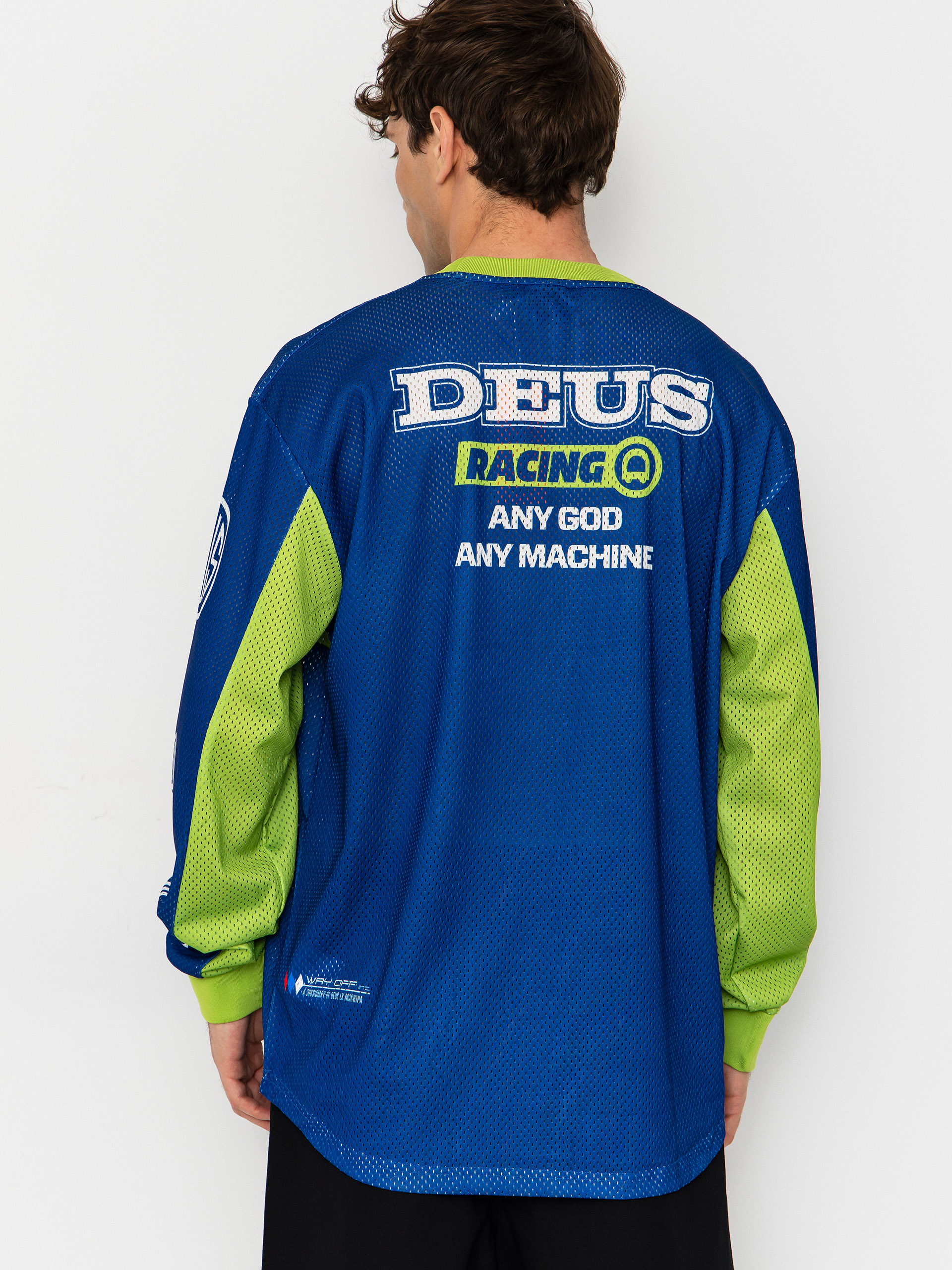 Блуза Deus Ex Machina Step Out Moto Jersey (blue)