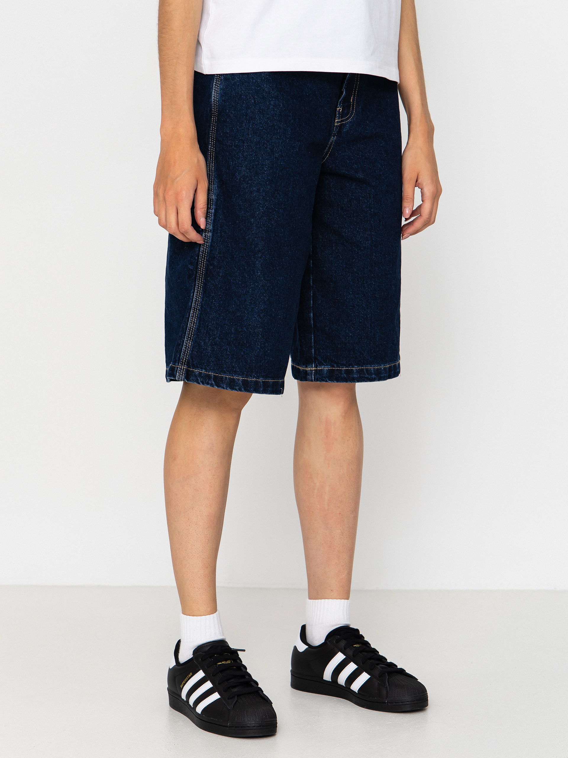 Къси панталони Dickies 957 13 Inch Denim Wmn (dark indigo)