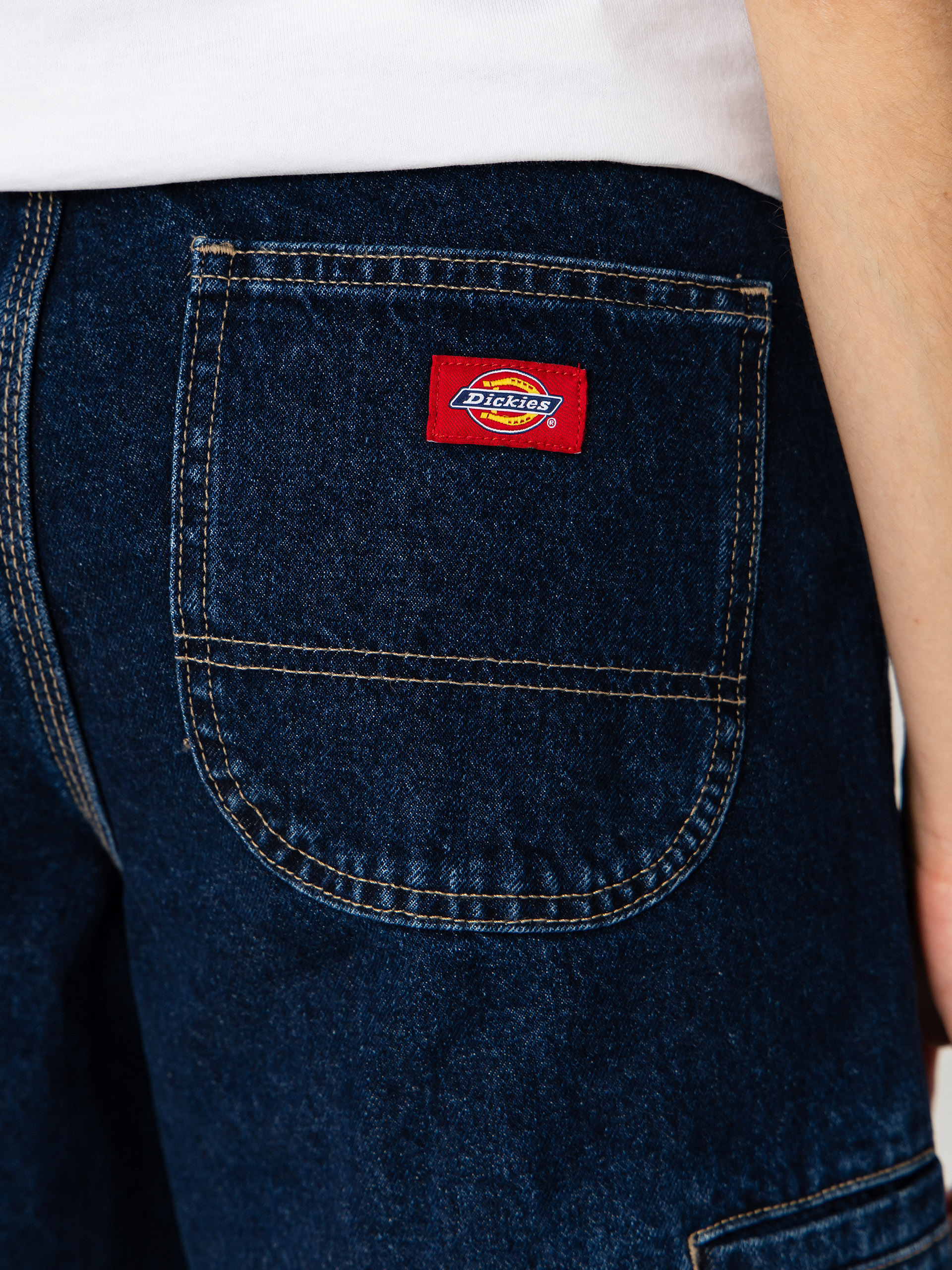 Къси панталони Dickies 957 13 Inch Denim Wmn (dark indigo)