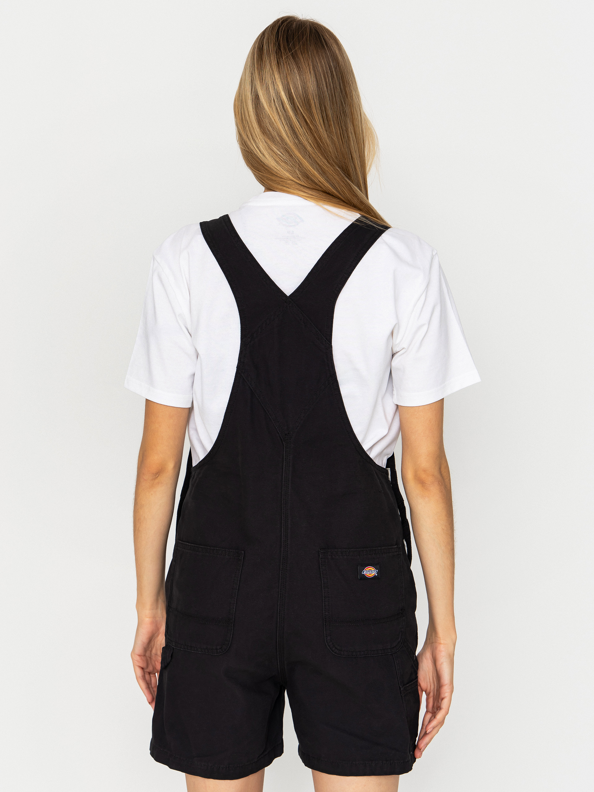 Къси панталони Dickies Lightweight Canvas Short Bib Wmn (black)