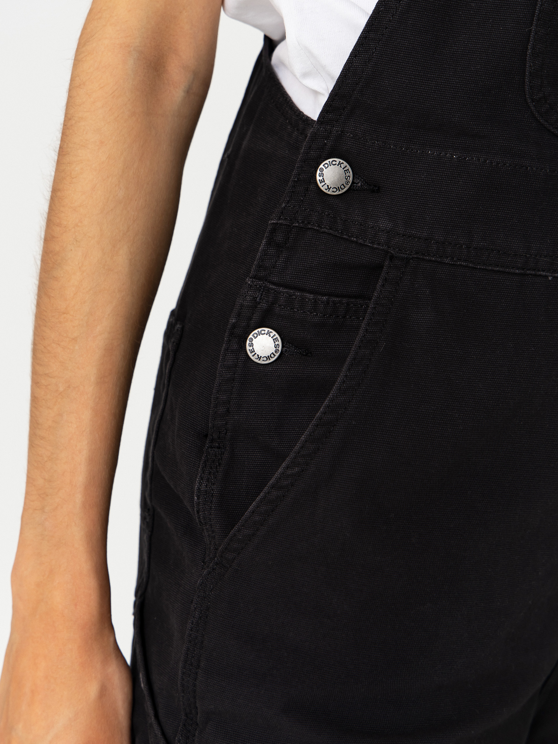 Къси панталони Dickies Lightweight Canvas Short Bib Wmn (black)