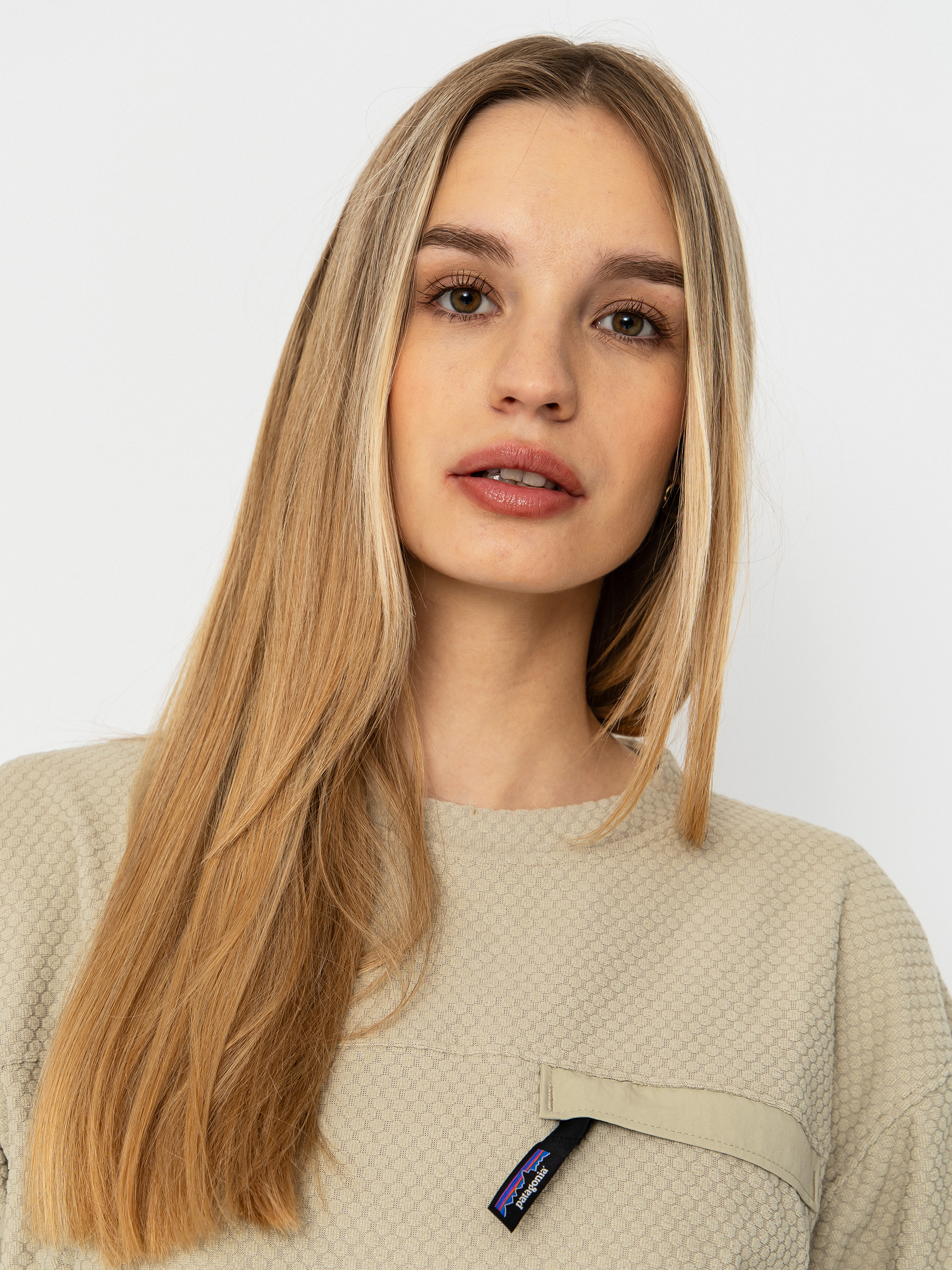 Суитшърт Patagonia Textured Wmn (weathered stone)